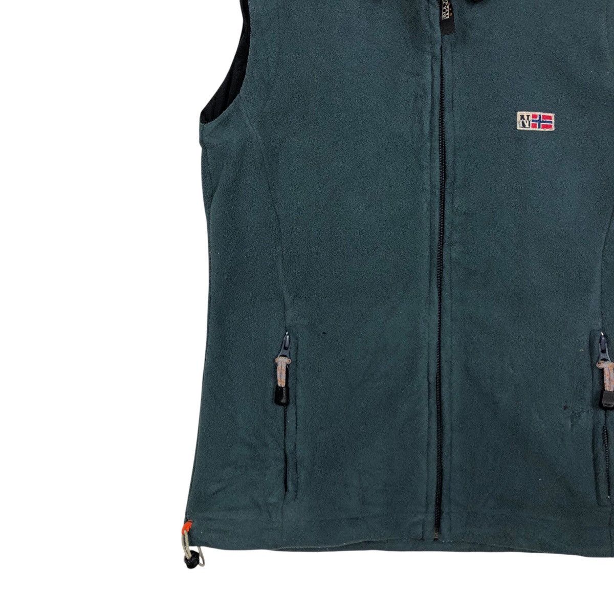 Japanese Brand 📌Vintage Fleece Sherpa Vest Jacket Napapijri Size US S / EU 44-46 / 1 - 5 Thumbnail