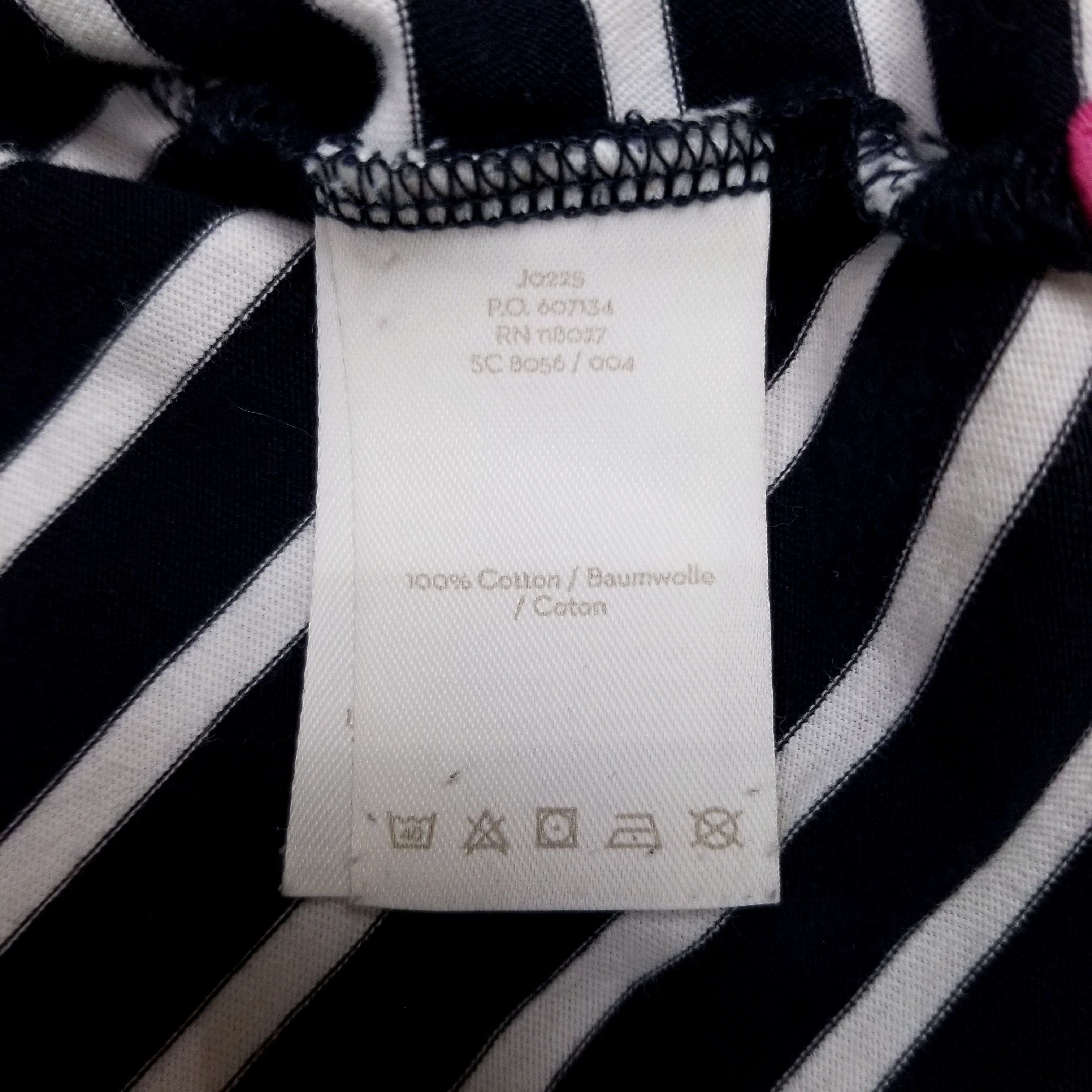 Boden Striped Long Sleeve Tee Ranbow Cuffs Size M / US 6-8 / IT 42-44 - 7 Thumbnail