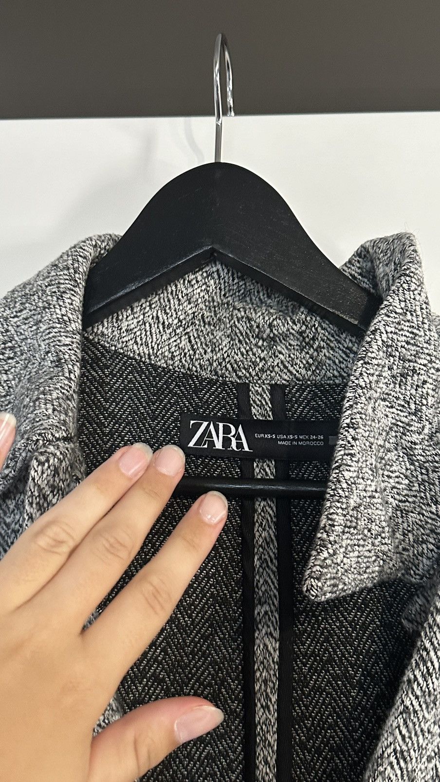 Zara OVERSIZED JACKET - ZARA Size S / US 4 / IT 40 - 3 Thumbnail