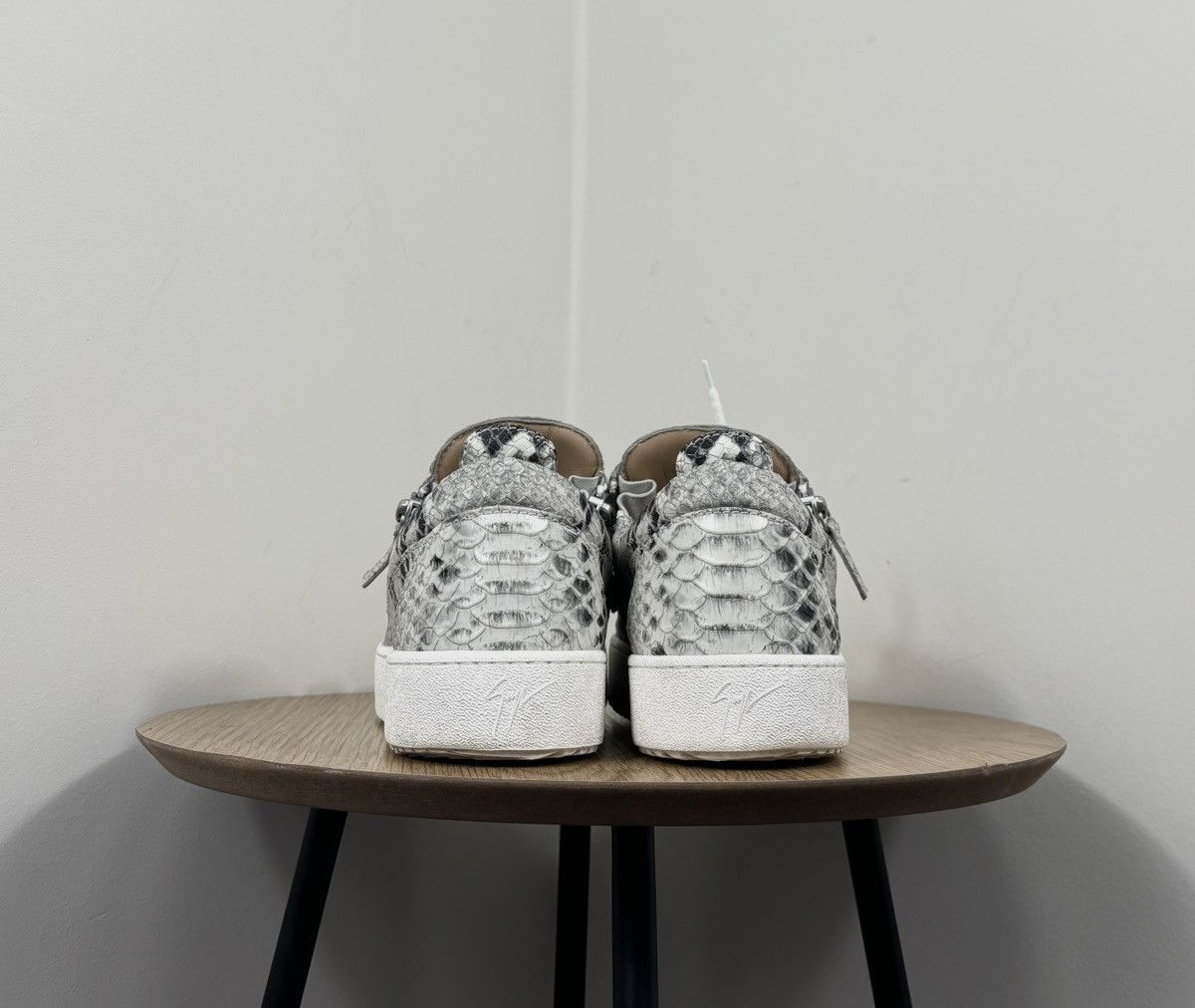 Giuseppe Zanotti Giuseppe Zanotti May London Roccia Snakeskin Sneakers Shoes Size US 9 / EU 42 - 13 Thumbnail