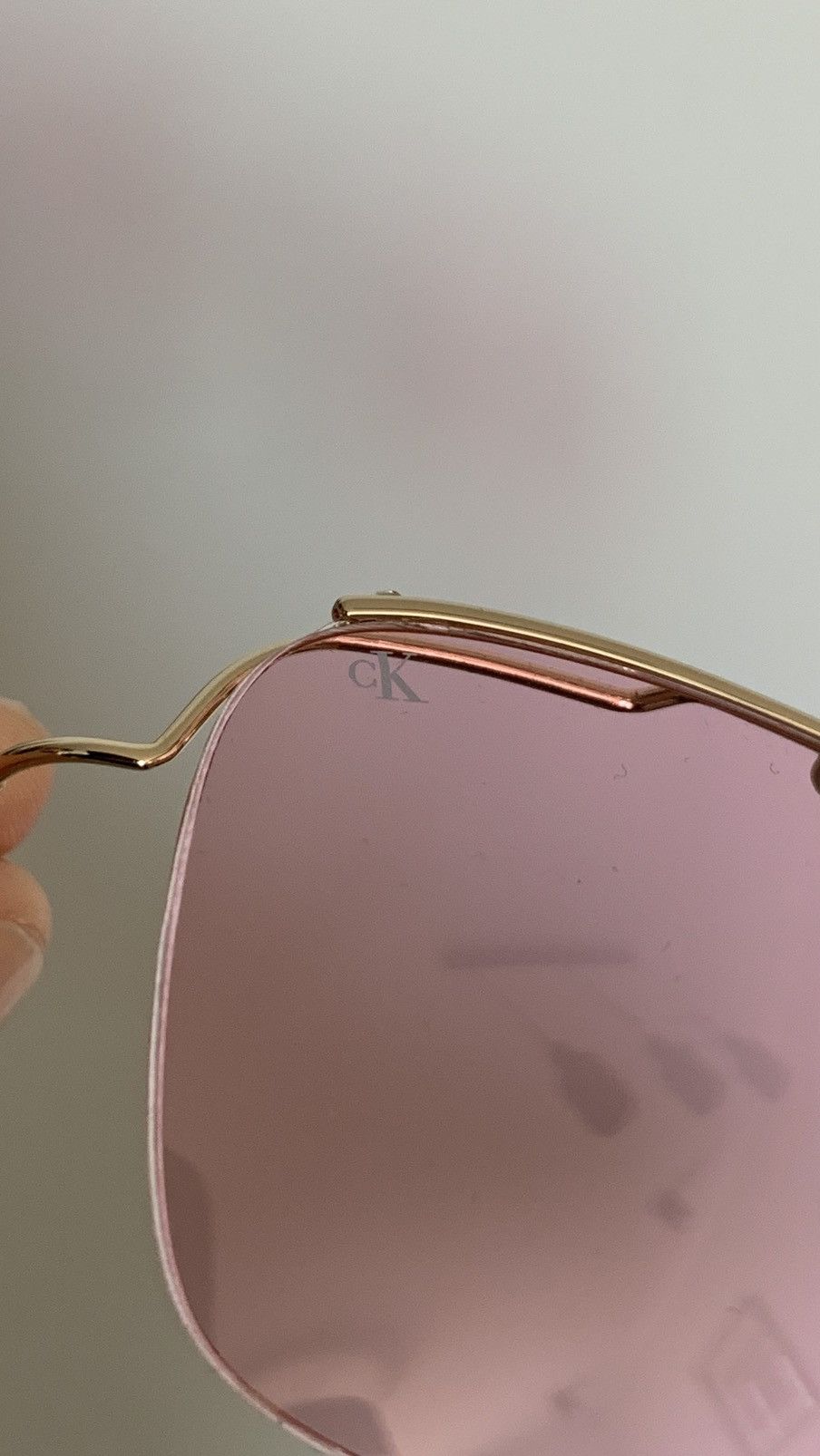Calvin Klein × Heron Preston Calvin Klein x Heron Preston Sunglasses Pink Size ONE SIZE - 2 Thumbnail