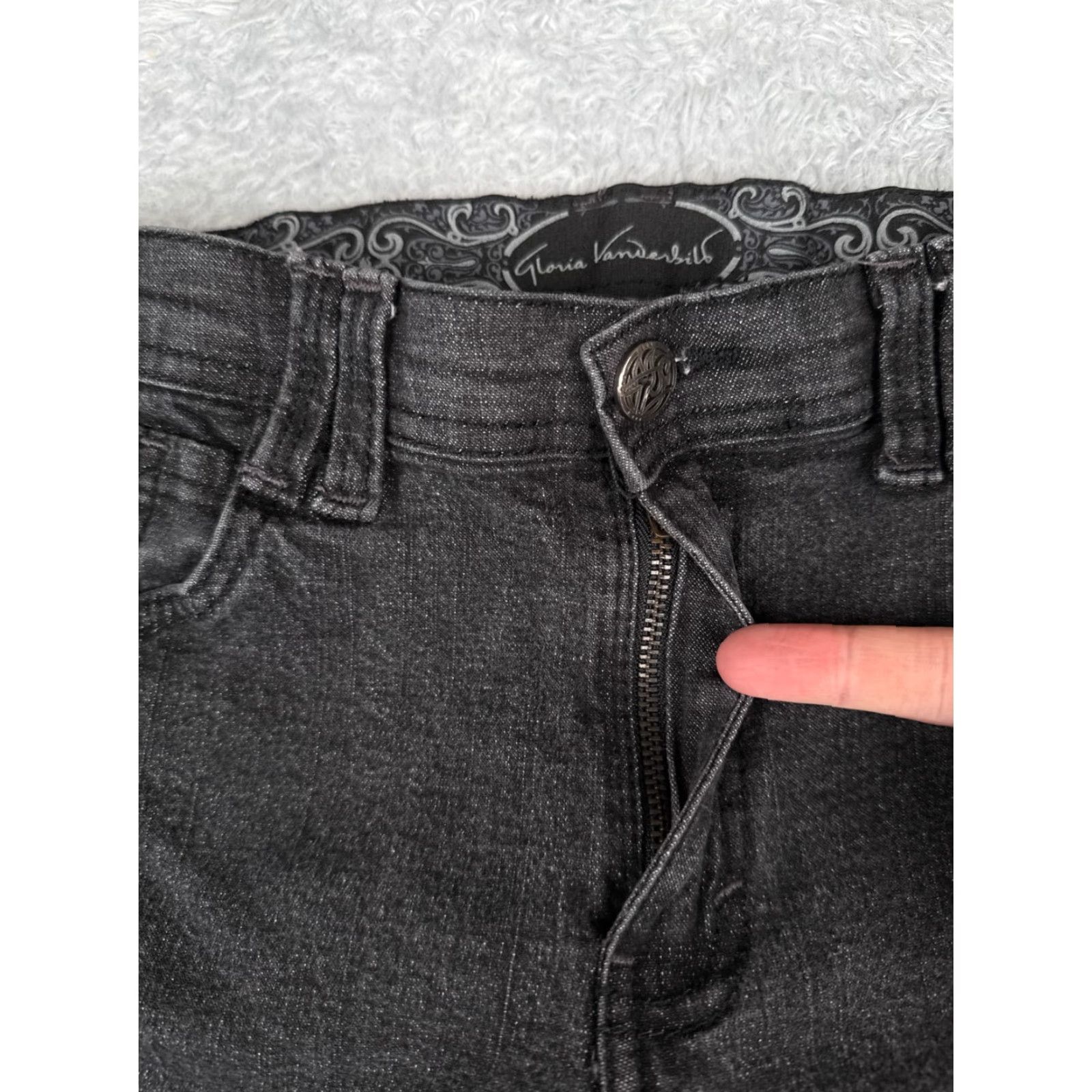 Gloria Vanderbilt Gloria Vanderbilt Jeans Womens Bootcut Denim 27x30 Black Comfort Waistband Regular 6 Inseam 30 Womens Size 28" / US 6 / IT 42 - 5 Thumbnail