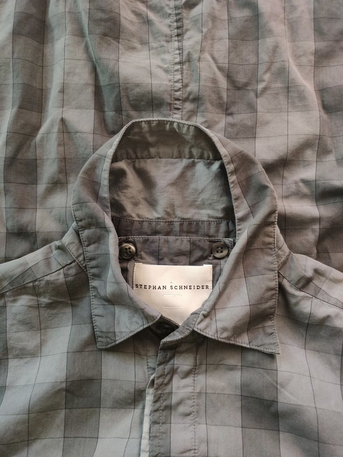 Stephan Schneider Stripe shirt elongated collar single pocket Size US L / EU 52-54 / 3 - 1 Thumbnail