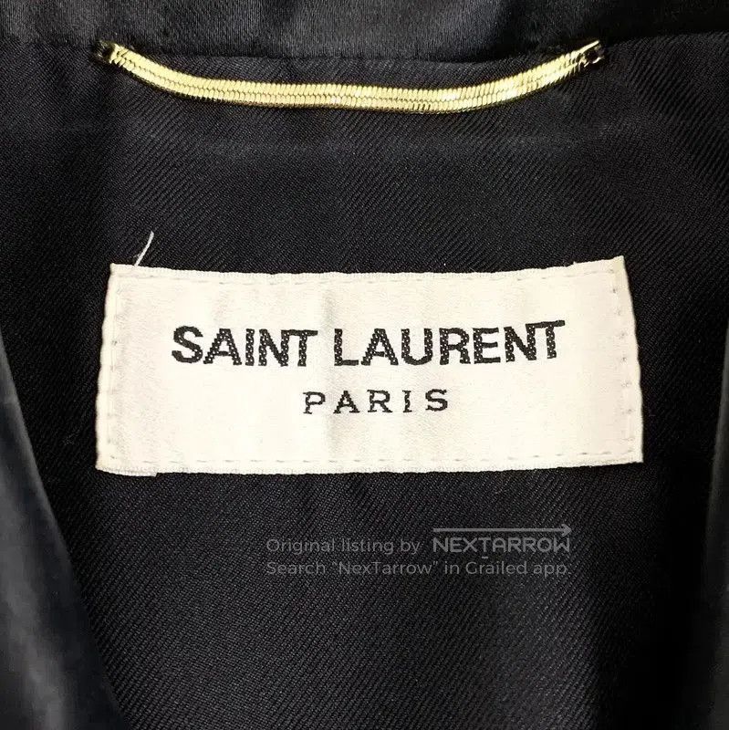 Yves Saint Laurent YSL Black Cotton Women's Jacket Size XXS . Size XXS / US 00 / IT 34 - 5 Thumbnail