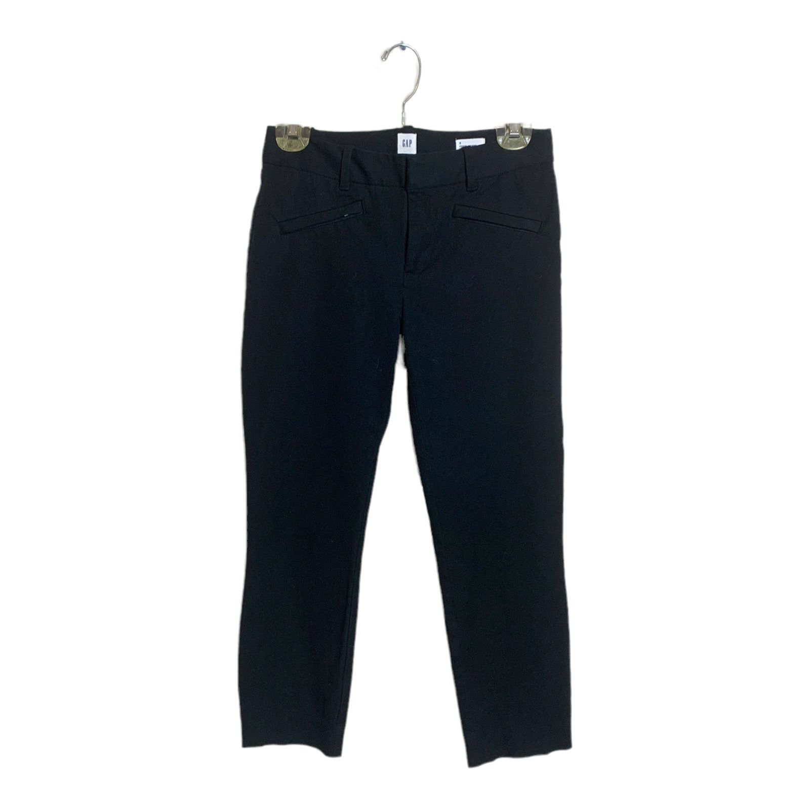 Gap Gap black curvy skinny ankle pants size 2 Size 26" / US 2 / IT 38 - 1 Thumbnail