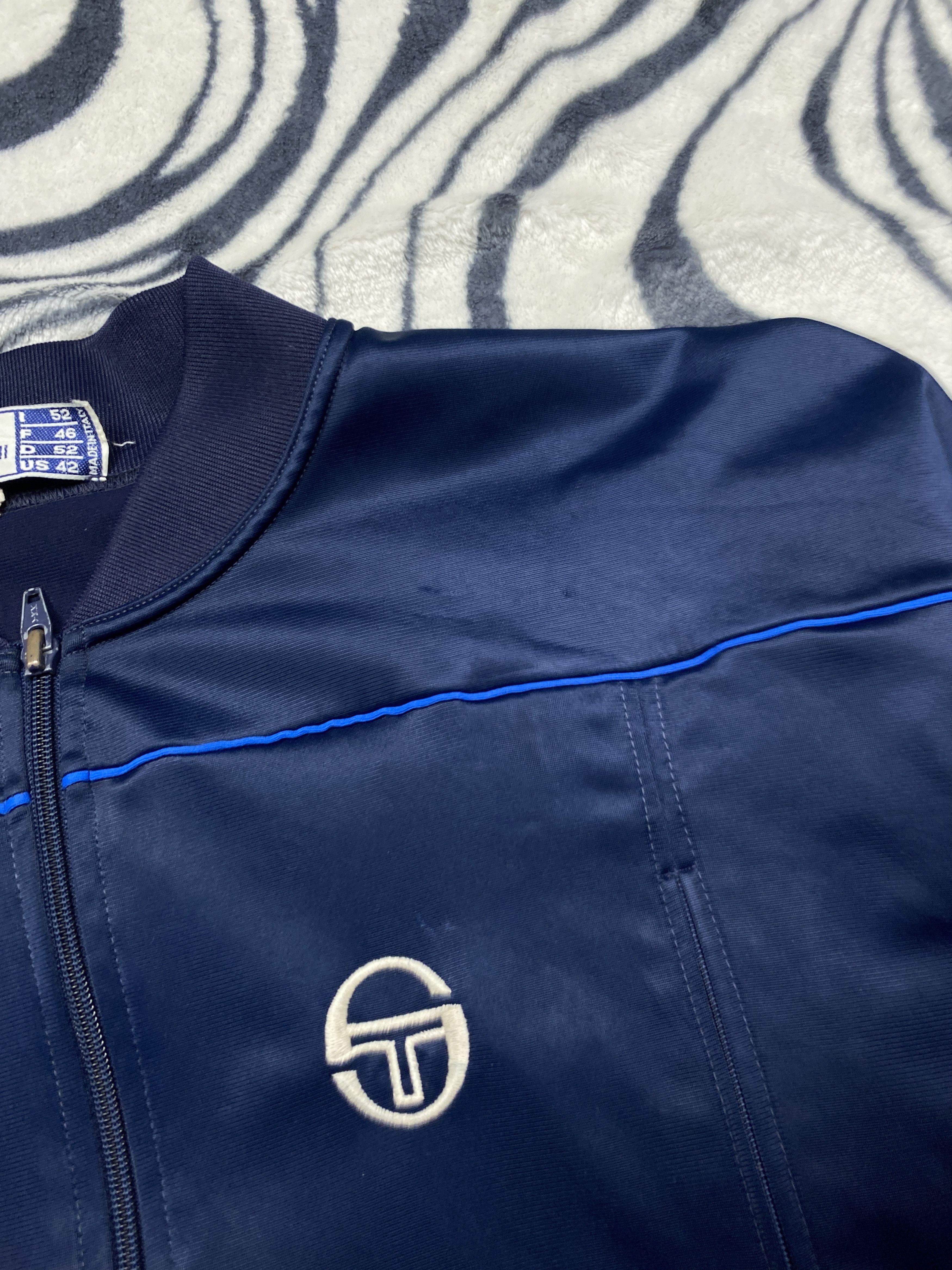 Sergio Tacchini Sergio Tacchini 90s Vintage Mens Track Top Jacket Size US L / EU 52-54 / 3 - 4 Thumbnail