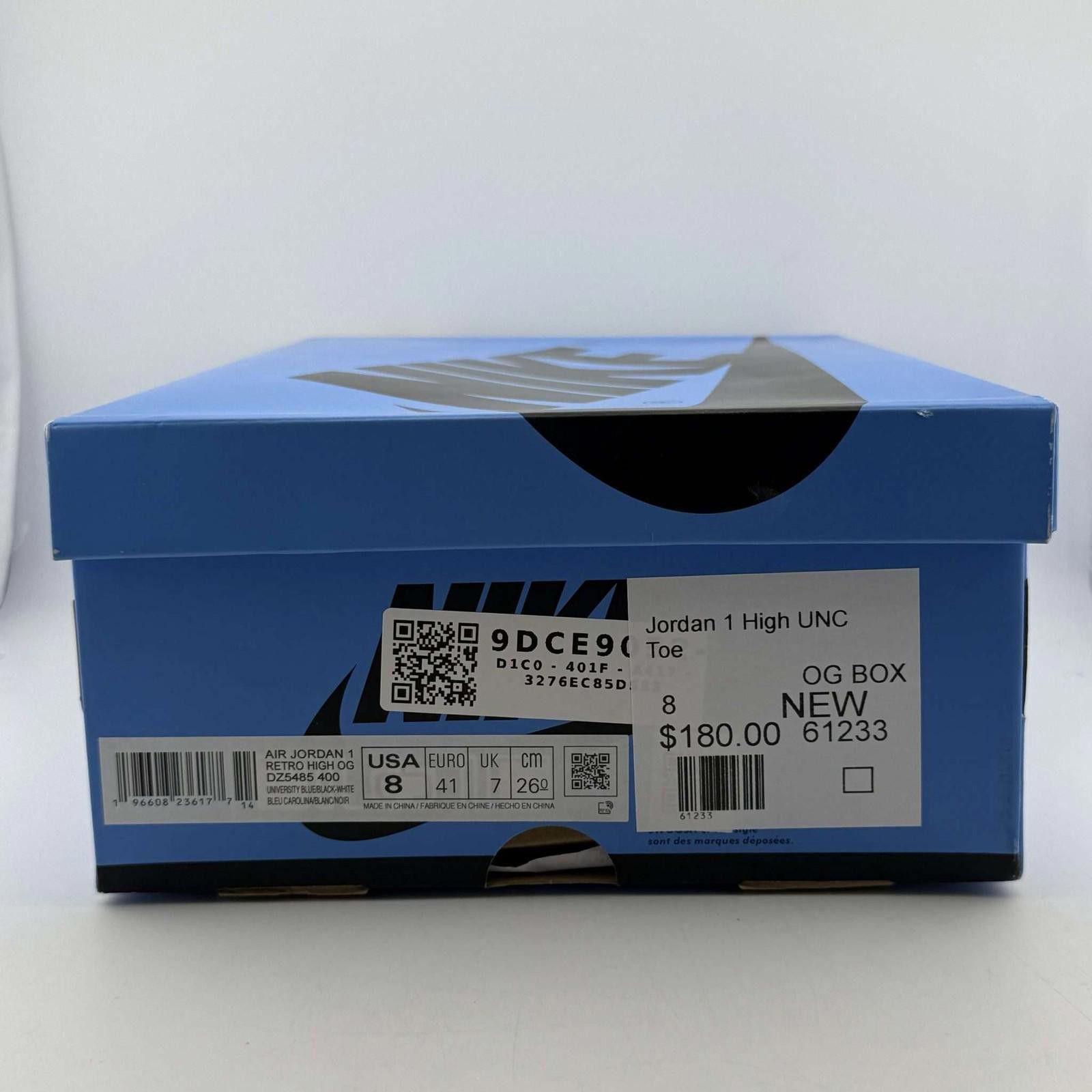 Nike Air Jordan 1 Retro High UNC Blue US 8 New with Box DZ54... Size US 8 / EU 41 - 7 Thumbnail
