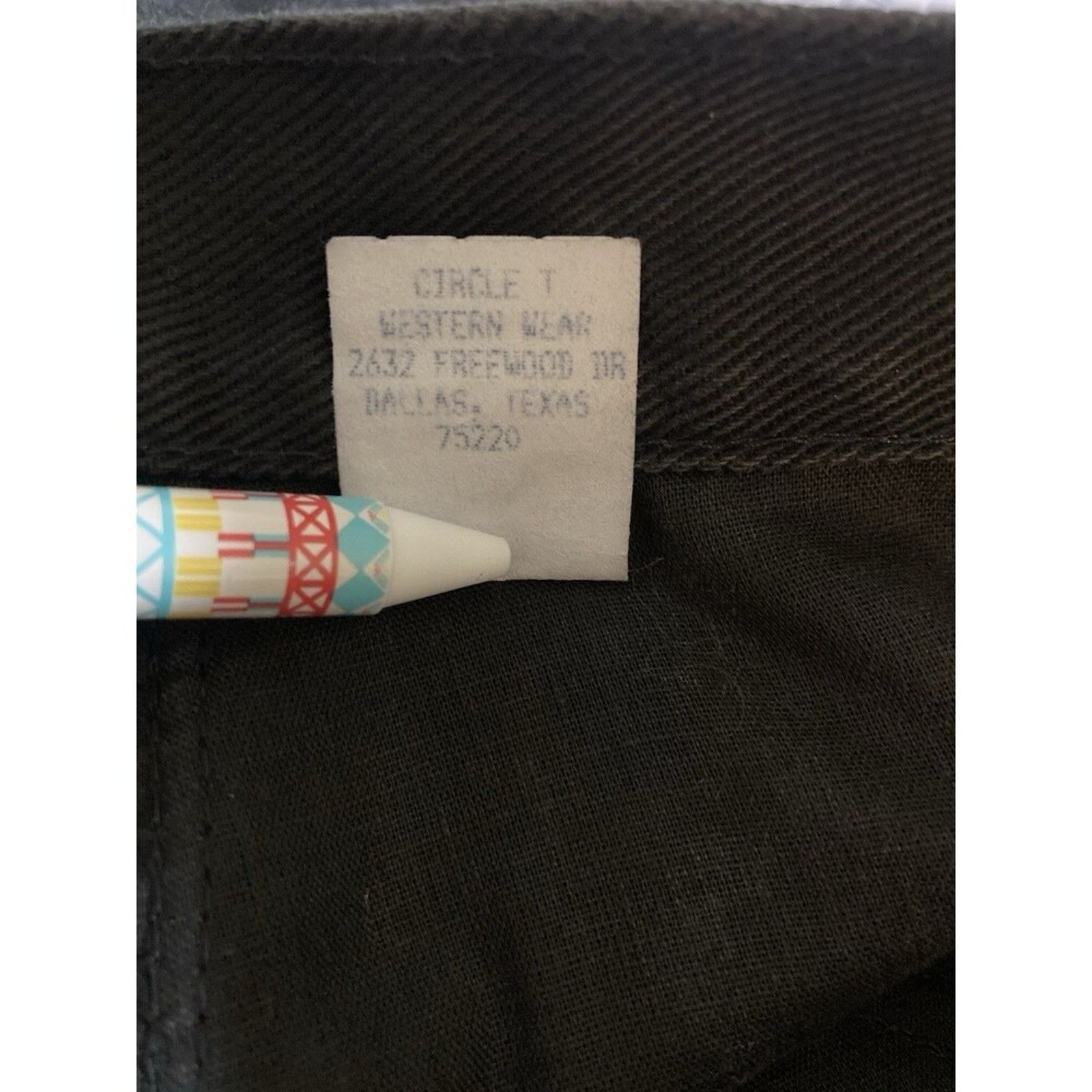 Other VTG RoughRider Circle T Jeans 7/8 32 High Rise Western Size 27" / US 4 / IT 40 - 11 Thumbnail