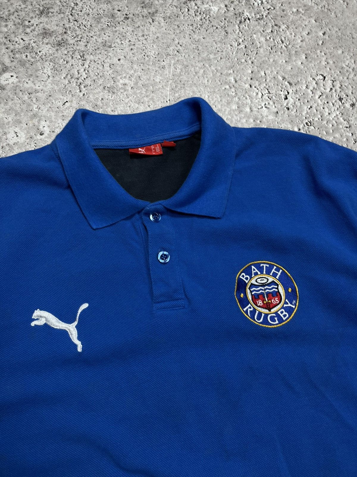 Puma Puma Bath Rugby Polo Shirt Blue Men Size L Sports Jersey Tee Size US L / EU 52-54 / 3 - 4 Thumbnail