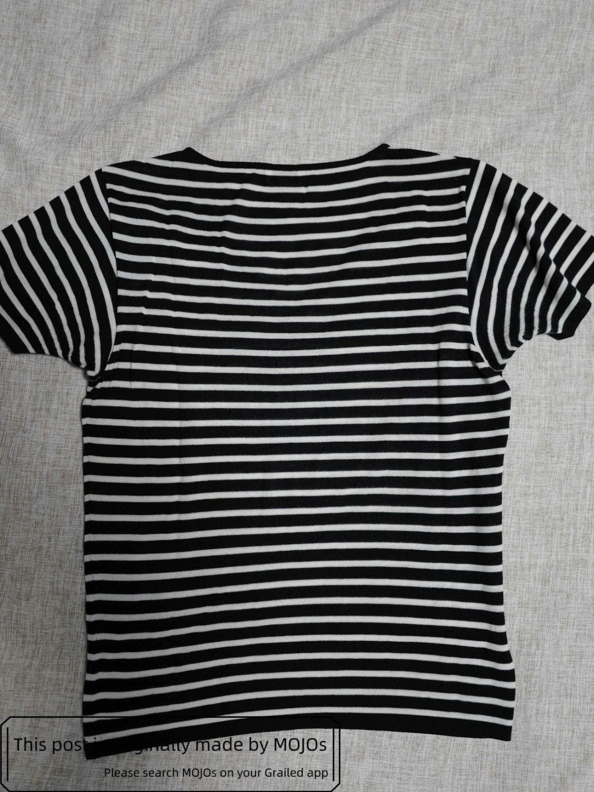 Saint Laurent Paris Saint Laurent Paris 13SS Black Stripe Knitwear Tee(flaw) Size US S / EU 44-46 / 1 - 2 Thumbnail