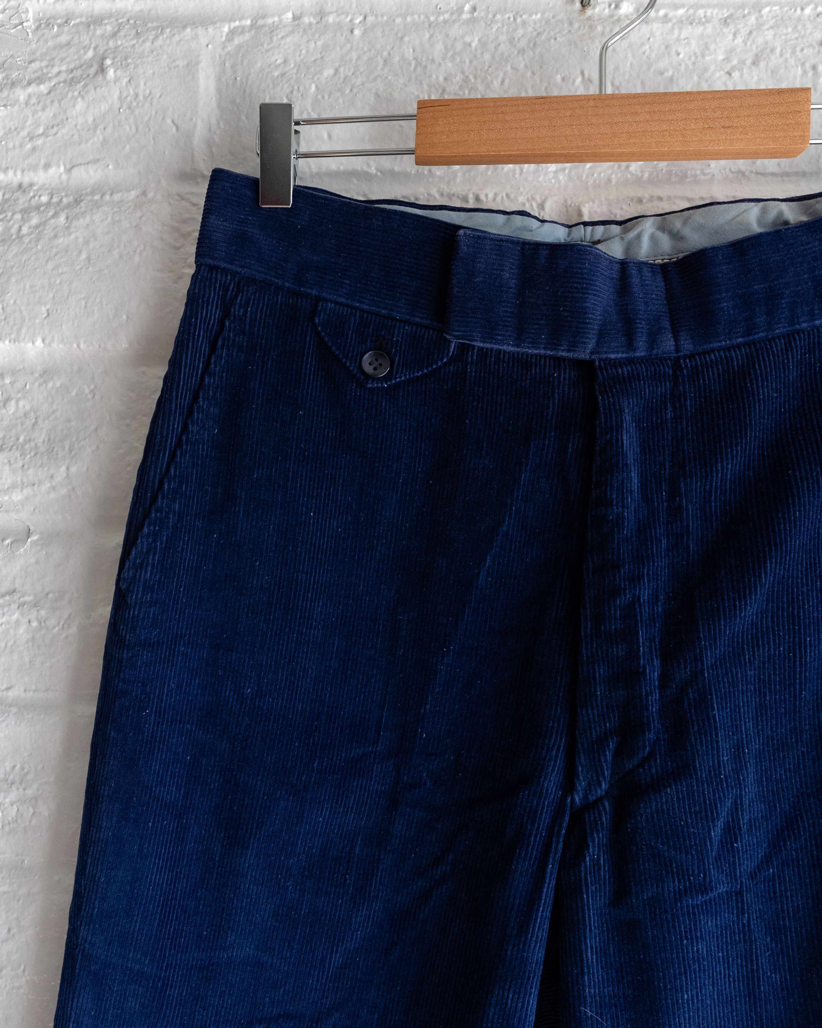Vintage Vintage 1970s Corduroy Bell Bottom Pants Blue Men's 32 Flare Size US 32 / EU 48 - 3 Thumbnail