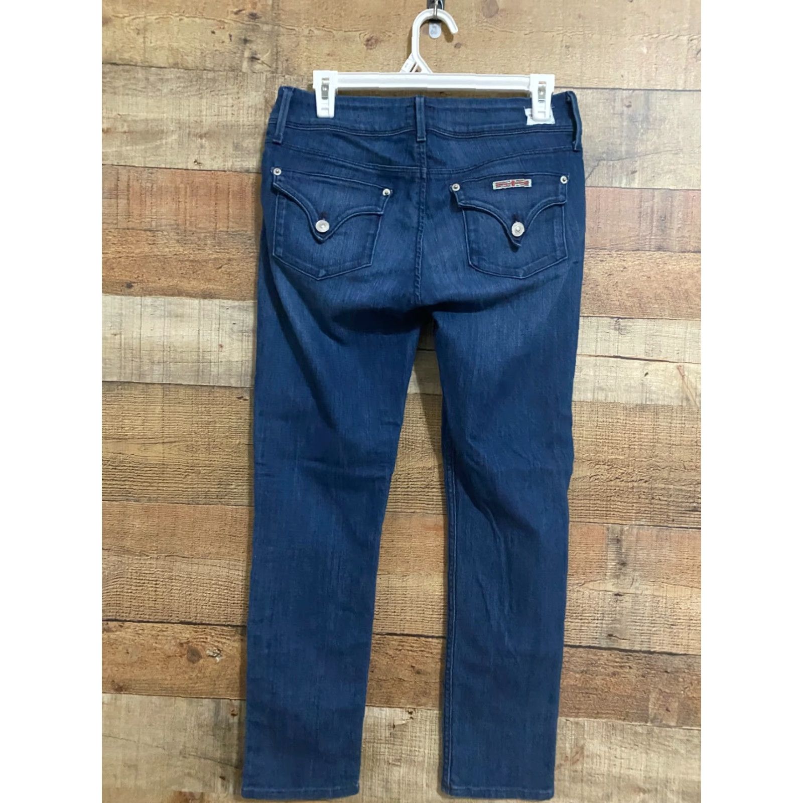 Hudson Hudson Womens Collin Flap Skinny Jeans Blue Size 27 Size 27" / US 4 / IT 40 - 3 Thumbnail