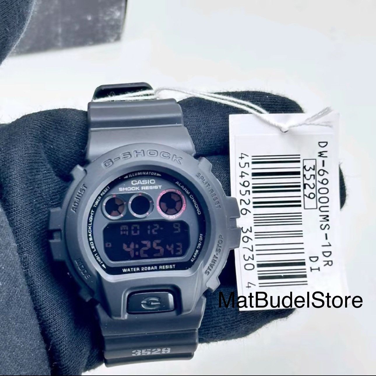 G Shock CASIO G-SHOCK AUTHENTIC DW-6900MS-1DR Size ONE SIZE - 3 Thumbnail