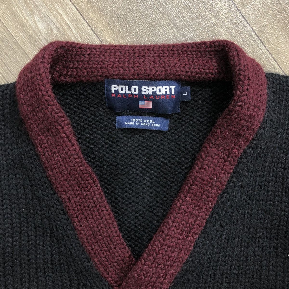 Polo Ralph Lauren Vintage Polo Sport Spell Out Knitwear Sweater Size US XL / EU 56 / 4 - 3 Thumbnail