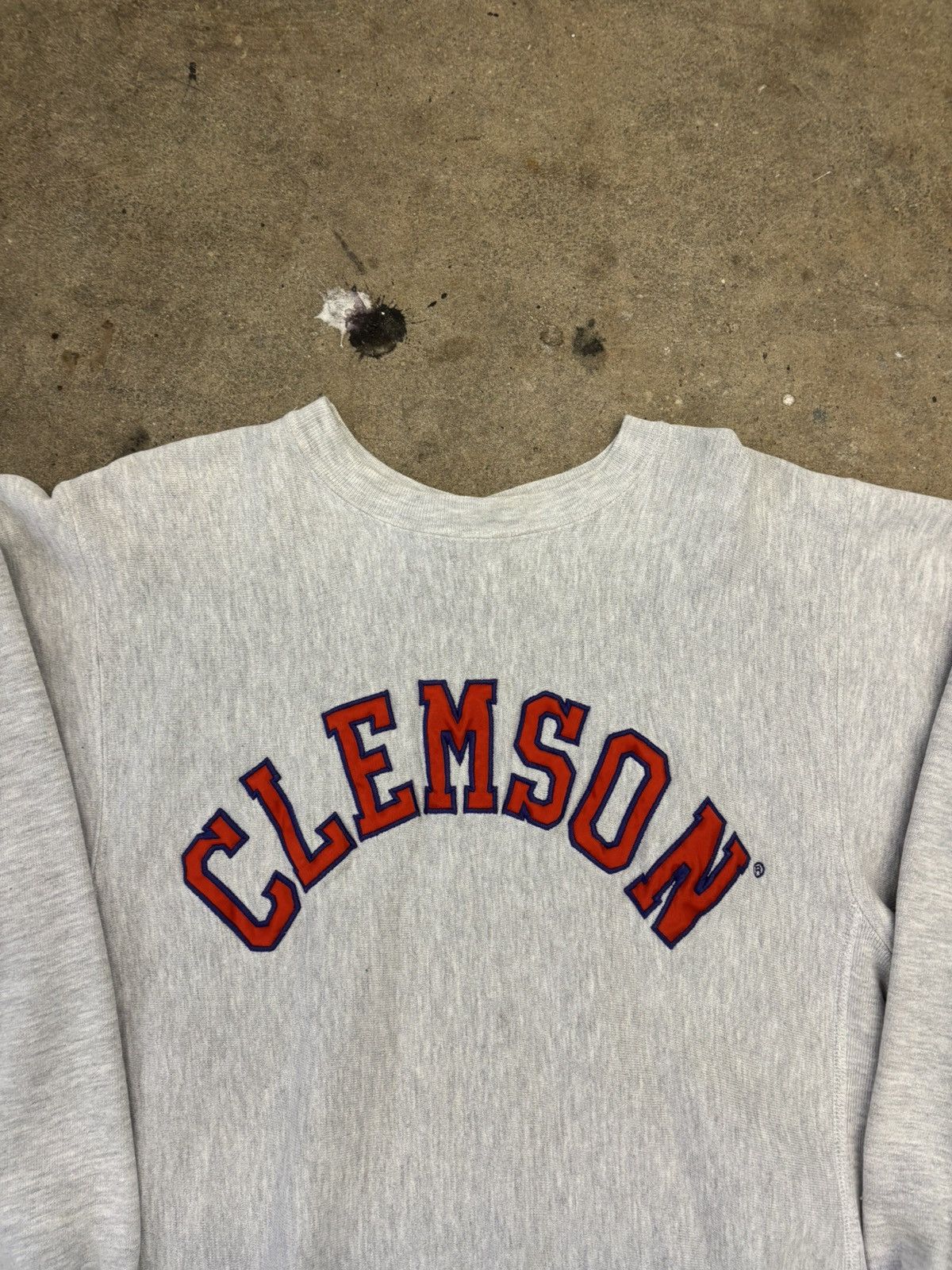 Champion Vintage 90’s Champion Reverse Weave Clemson Sweatshirt Size US L / EU 52-54 / 3 - 3 Thumbnail