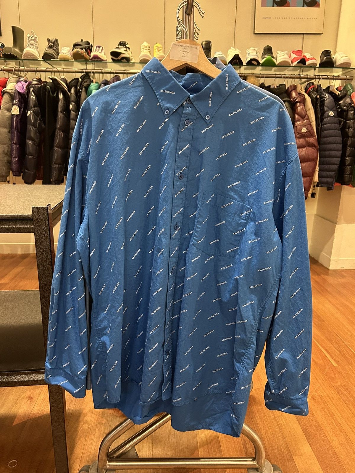 Balenciaga Balenciaga Button-Up ‘Blue’ Size US XS / EU 42 / 0 - 1 Thumbnail