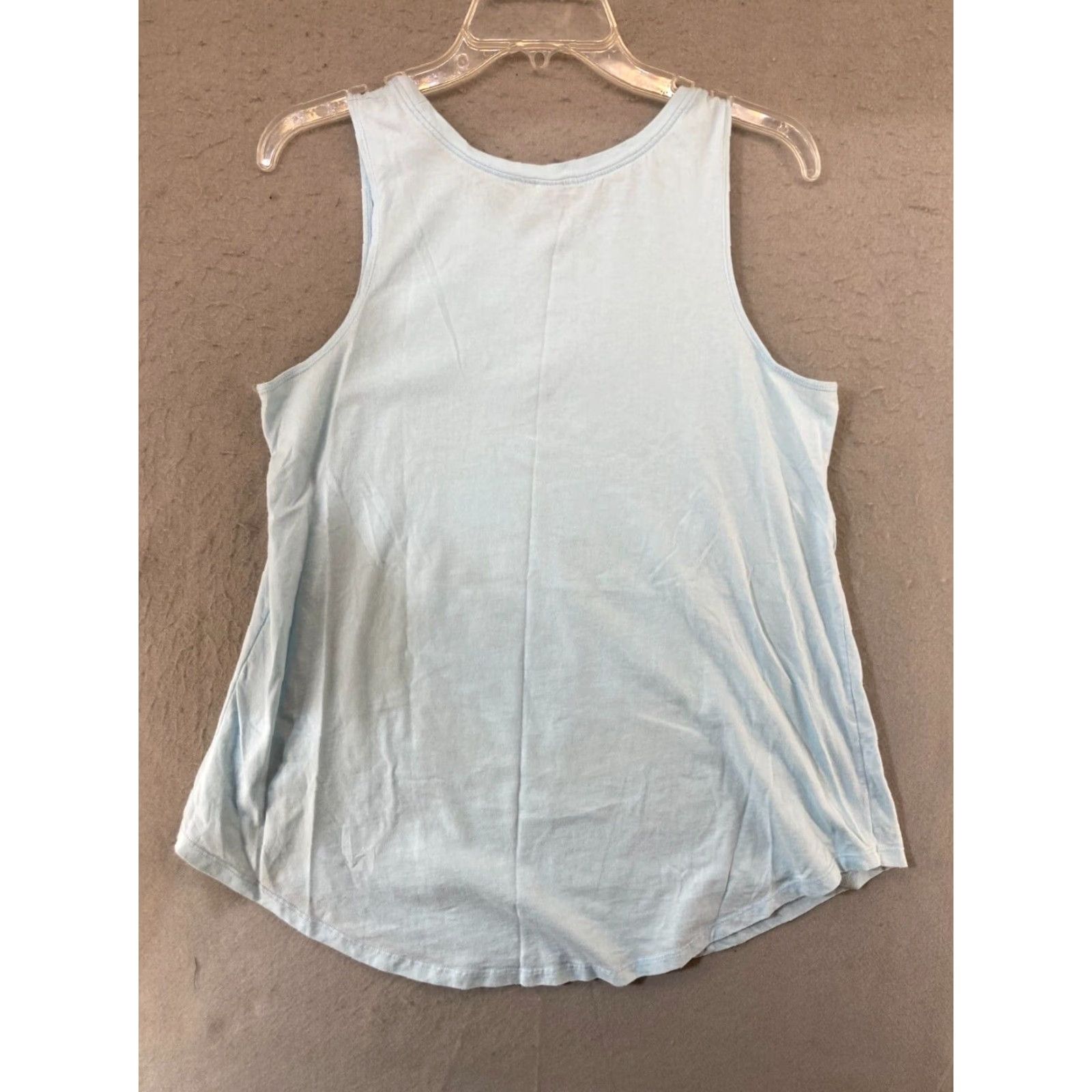 Vintage Simply Southern Womens Tank Large Blue Graphic Print Faith Hope Love Anchor Size L / US 10 / IT 46 - 6 Thumbnail