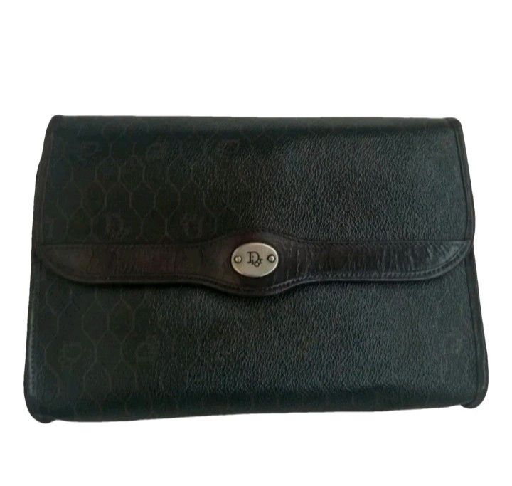 Dior Christian Dior Vintage Trotter Monogram Clutch Bag Size ONE SIZE - 1 Thumbnail