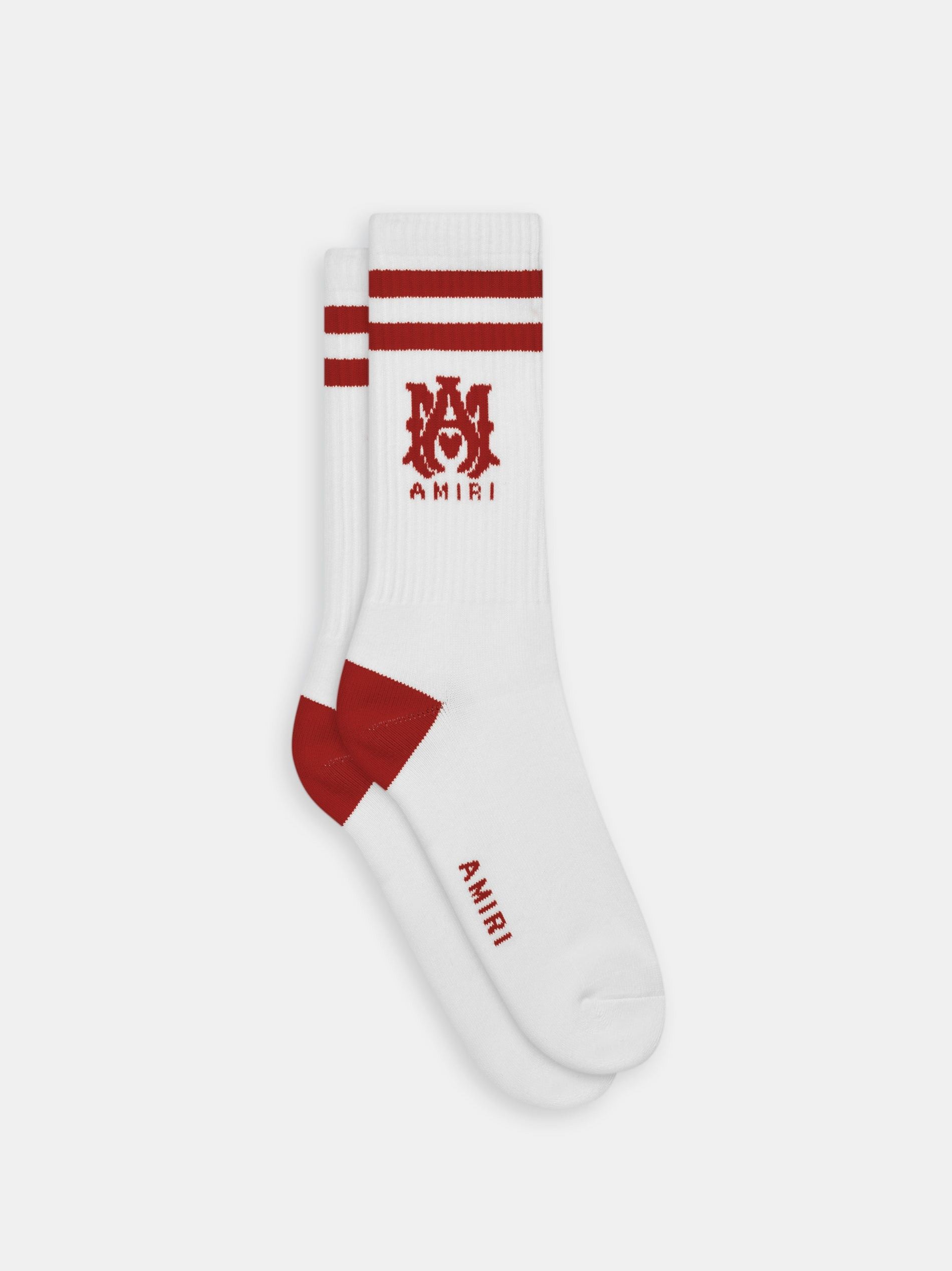 Amiri o1s1wg110525 Size: OS / MA Stripe Socks in Red/White Size ONE SIZE - 2 Thumbnail