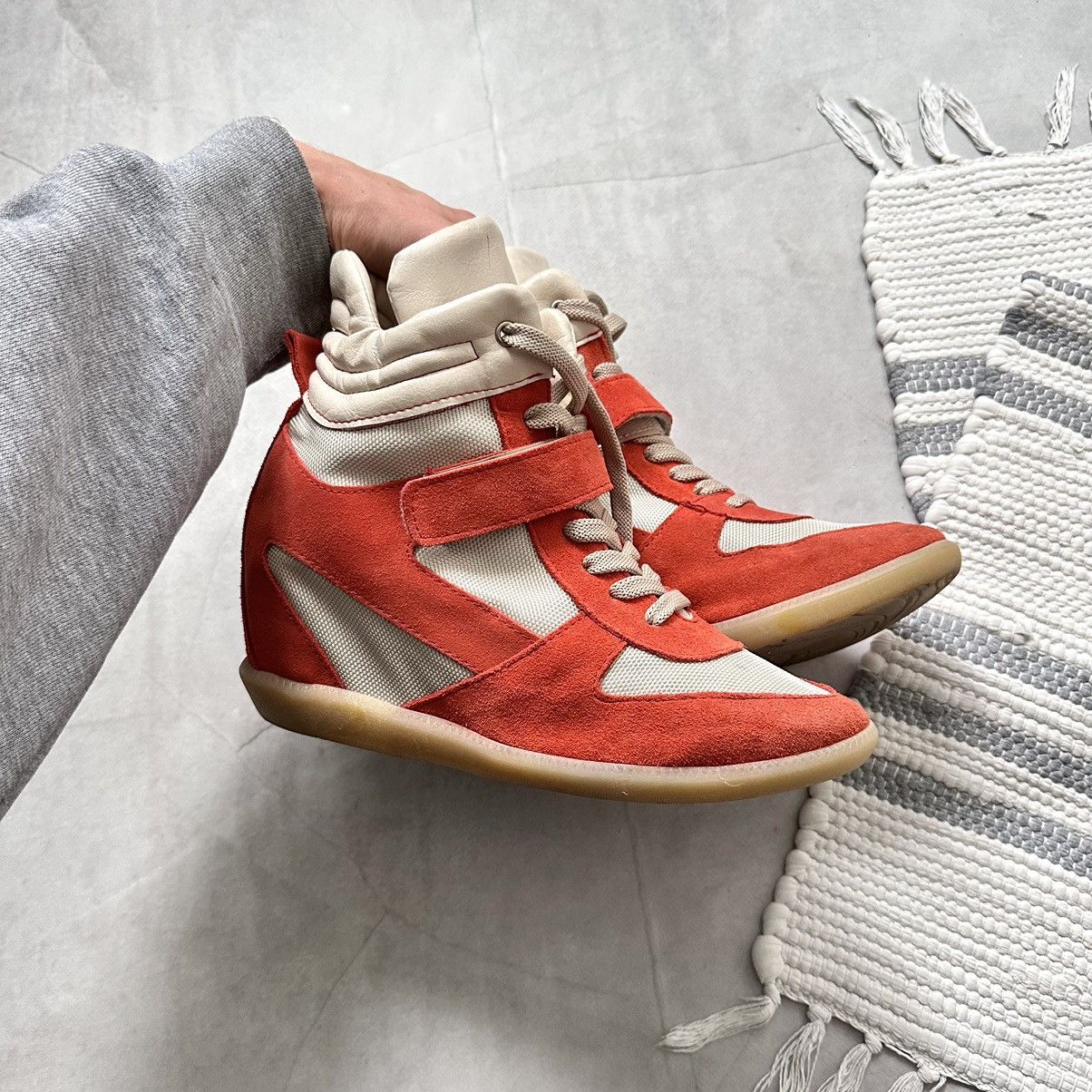 Isabel Marant Vintage Isabel Marant Style Bobby Bekett Wedge Sneakers Size US 9 / IT 39 - 3 Thumbnail