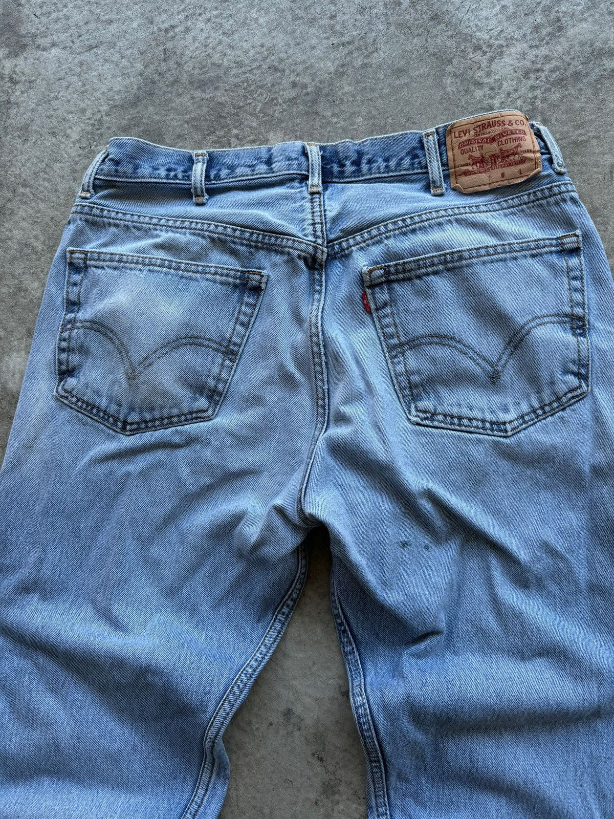 Levi's × Vintage Vintage Streetwear Levi Straight Fit Jeans Size US 38 / EU 54 - 9 Thumbnail