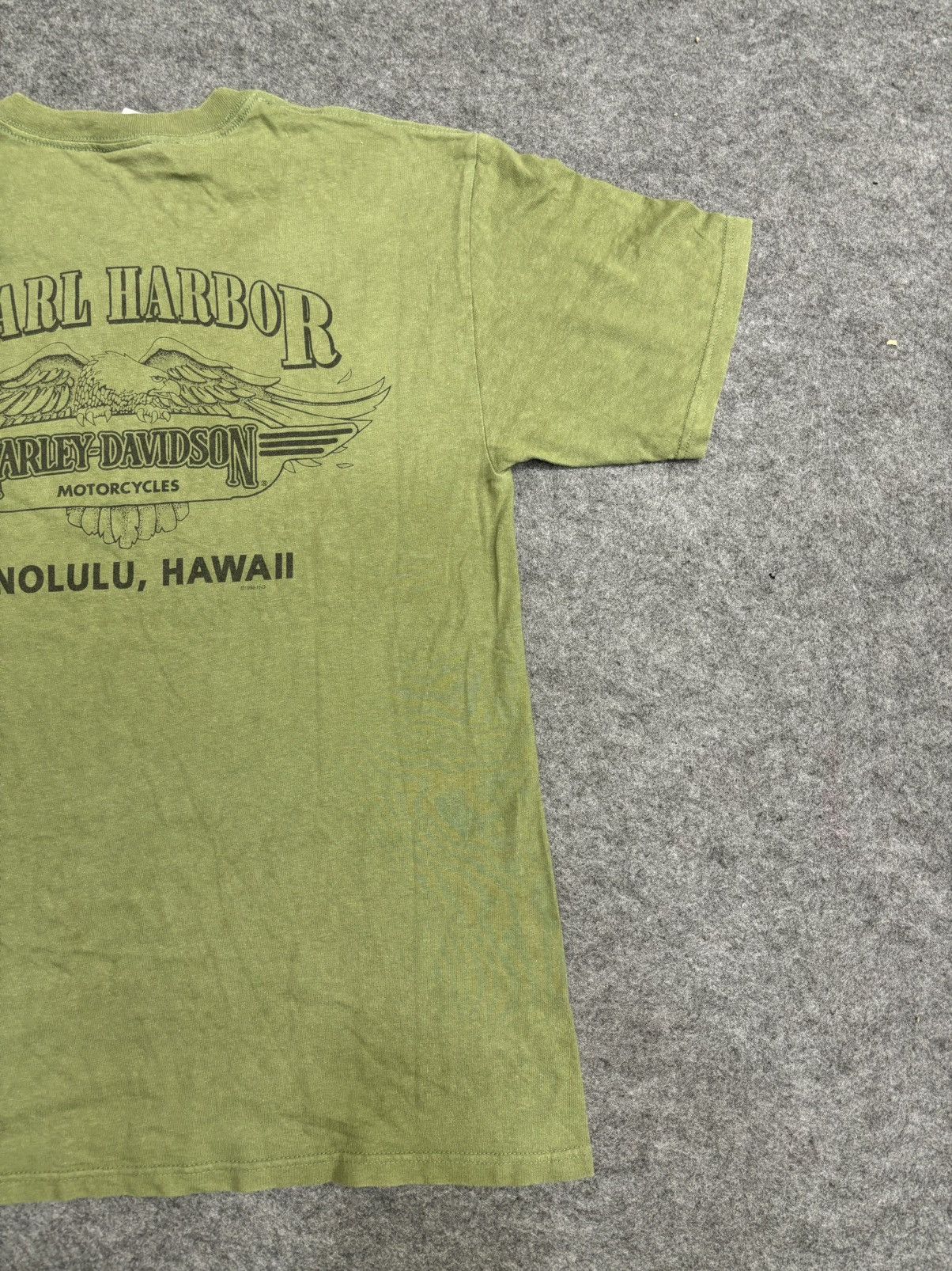 Harley Davidson 💥Vintage💥90s Harley Davidson War WLA-45 Bike Shirt F575 Size US M / EU 48-50 / 2 - 8 Thumbnail