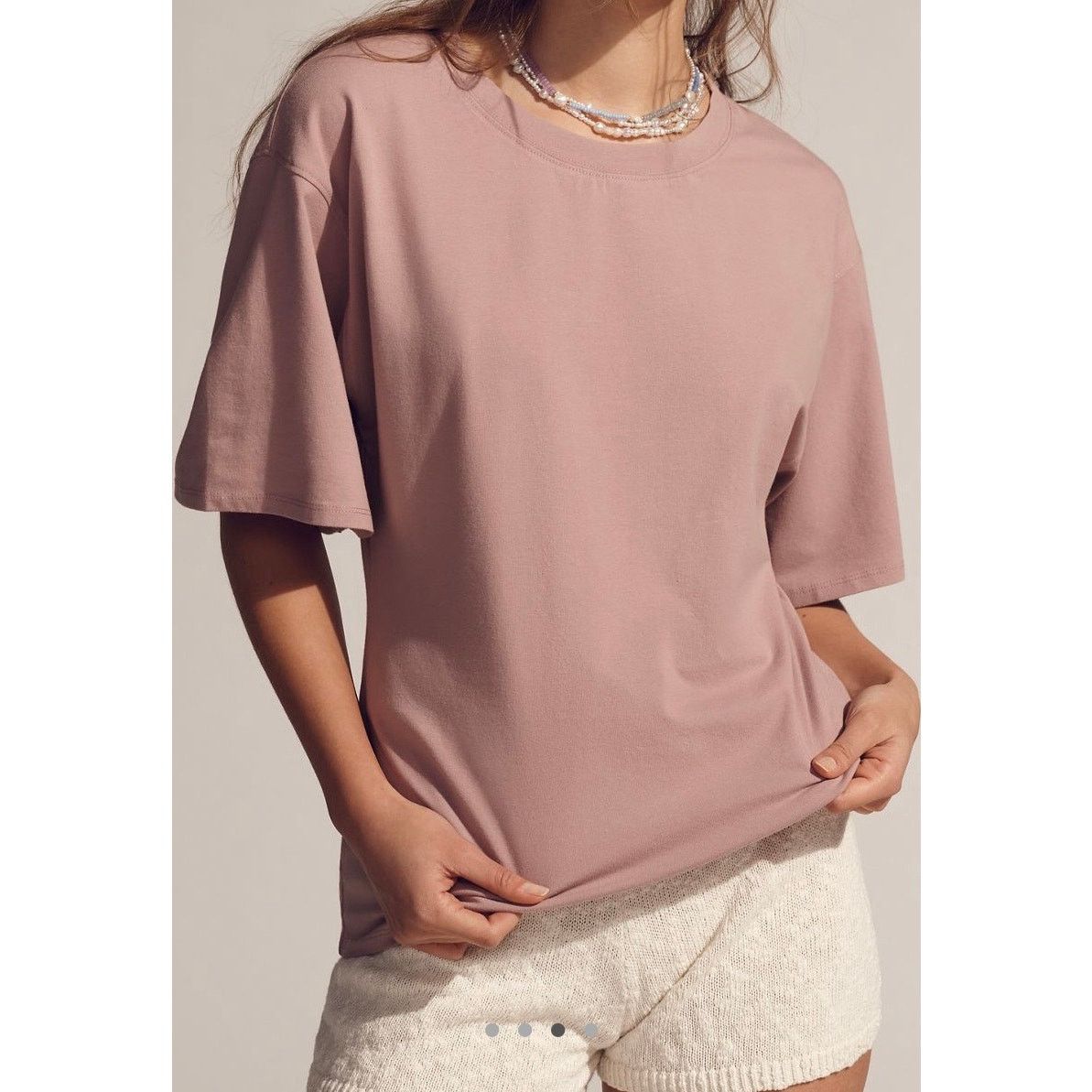 Anthropologie NWT Anthropologie Short-Sleeve Fitted Waist Top Size L / US 10 / IT 46 - 2 Thumbnail