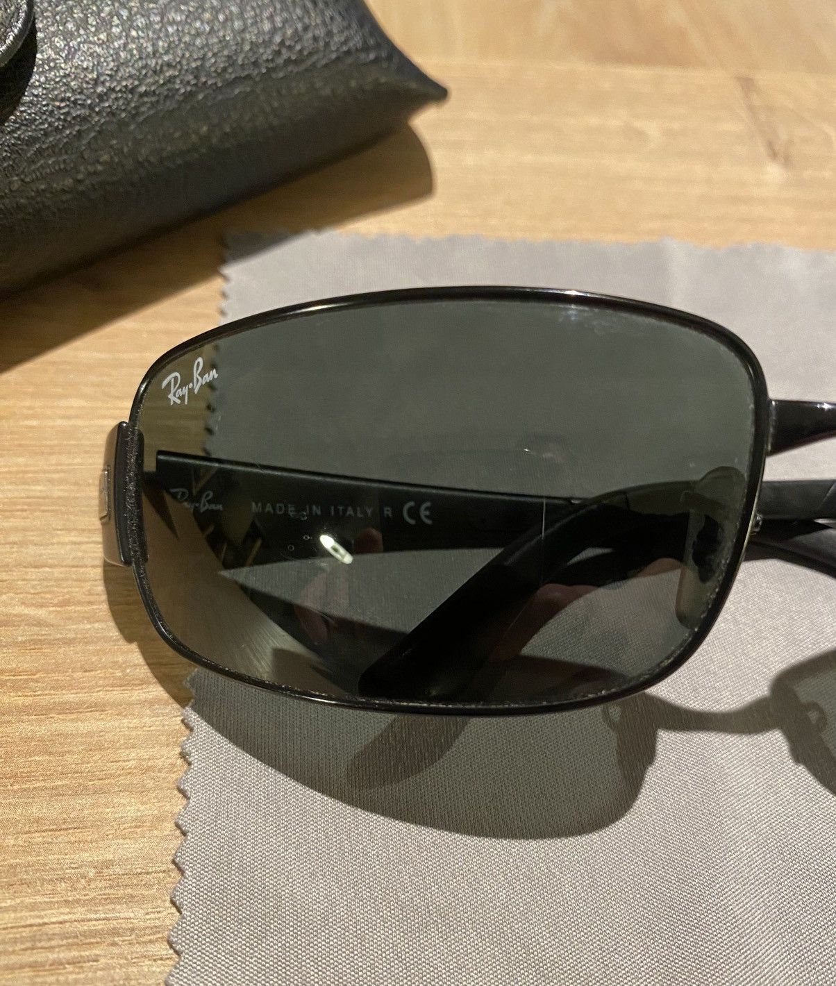 RayBan Ray-Ban RB3421 Black Sunglasses Size ONE SIZE - 3 Thumbnail