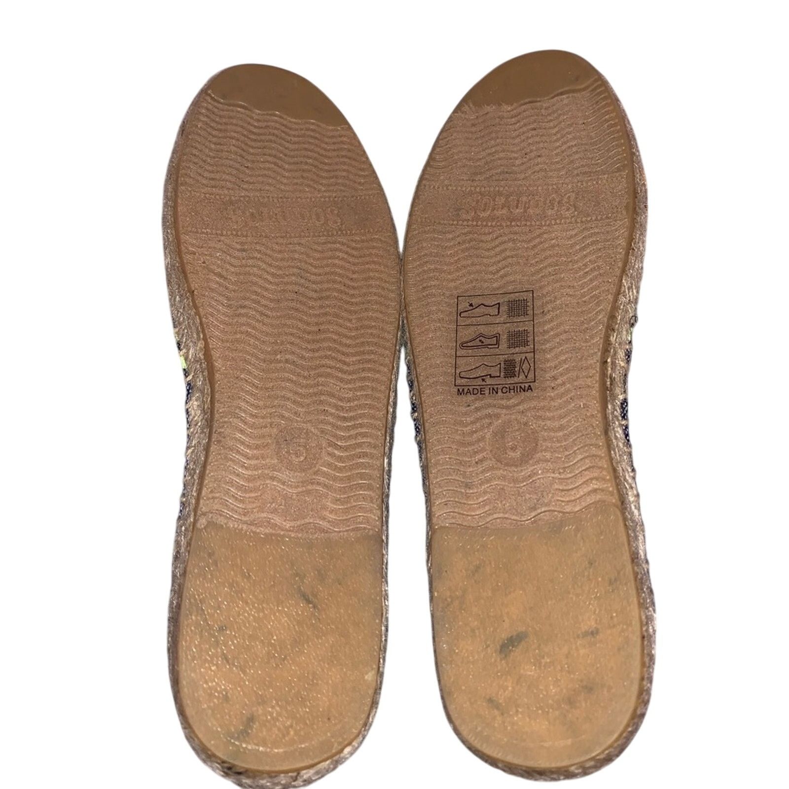 Soludos NWT Soludos x Lemlem Denim Striped Espadrilles Size US 5 / IT 35 - 6 Thumbnail