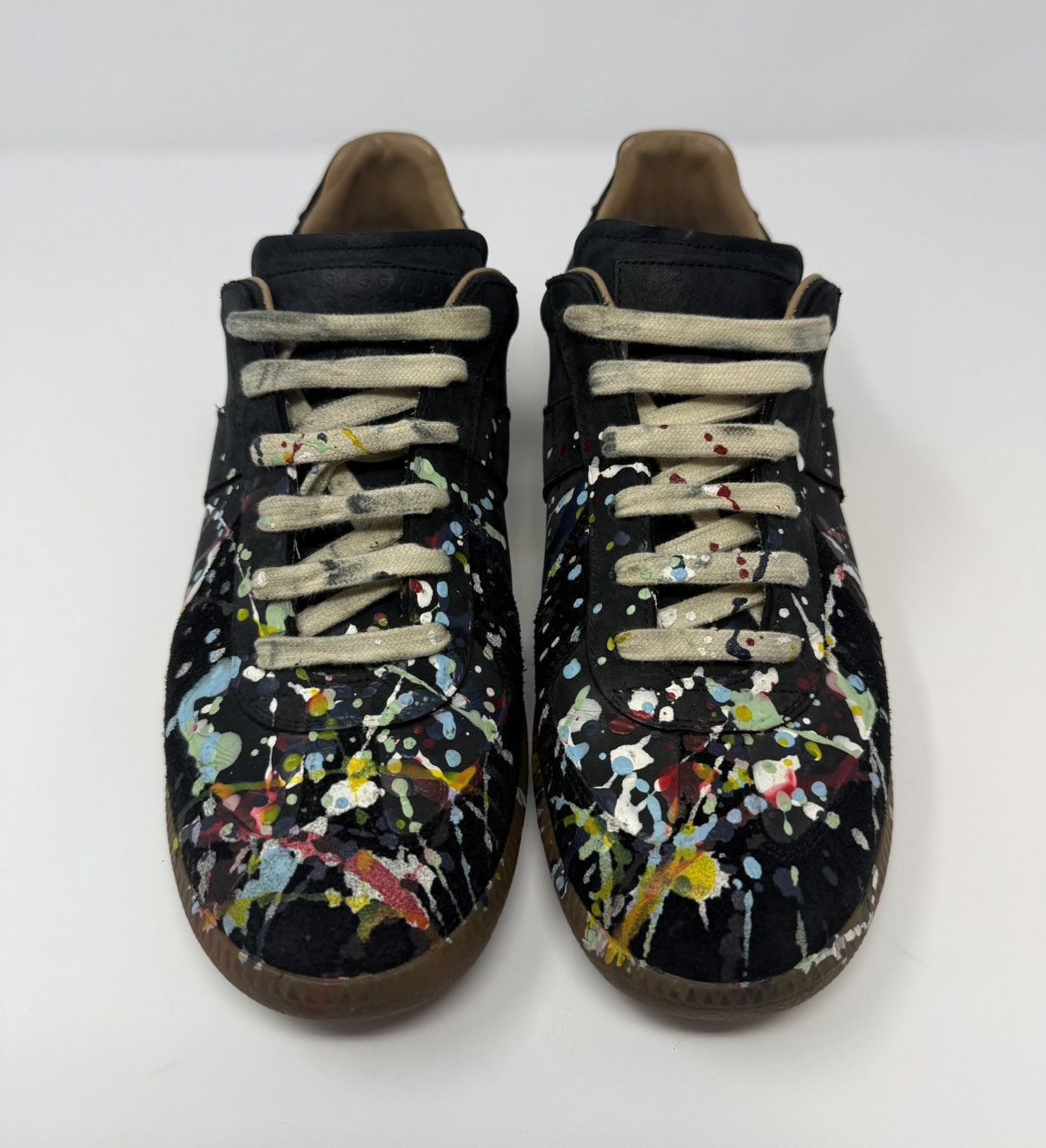 Maison Margiela Maison Margiela Paint Splatter Replica GAT Black Size US 8 / EU 41 - 2 Thumbnail