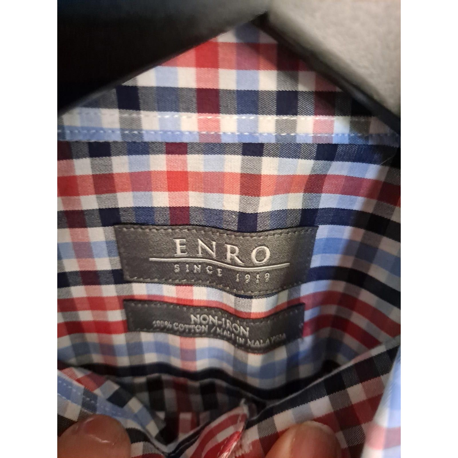 Enro Enro Plaid Non Iron Button Up Shirt SIze Small Size US S / EU 44-46 / 1 - 2 Thumbnail
