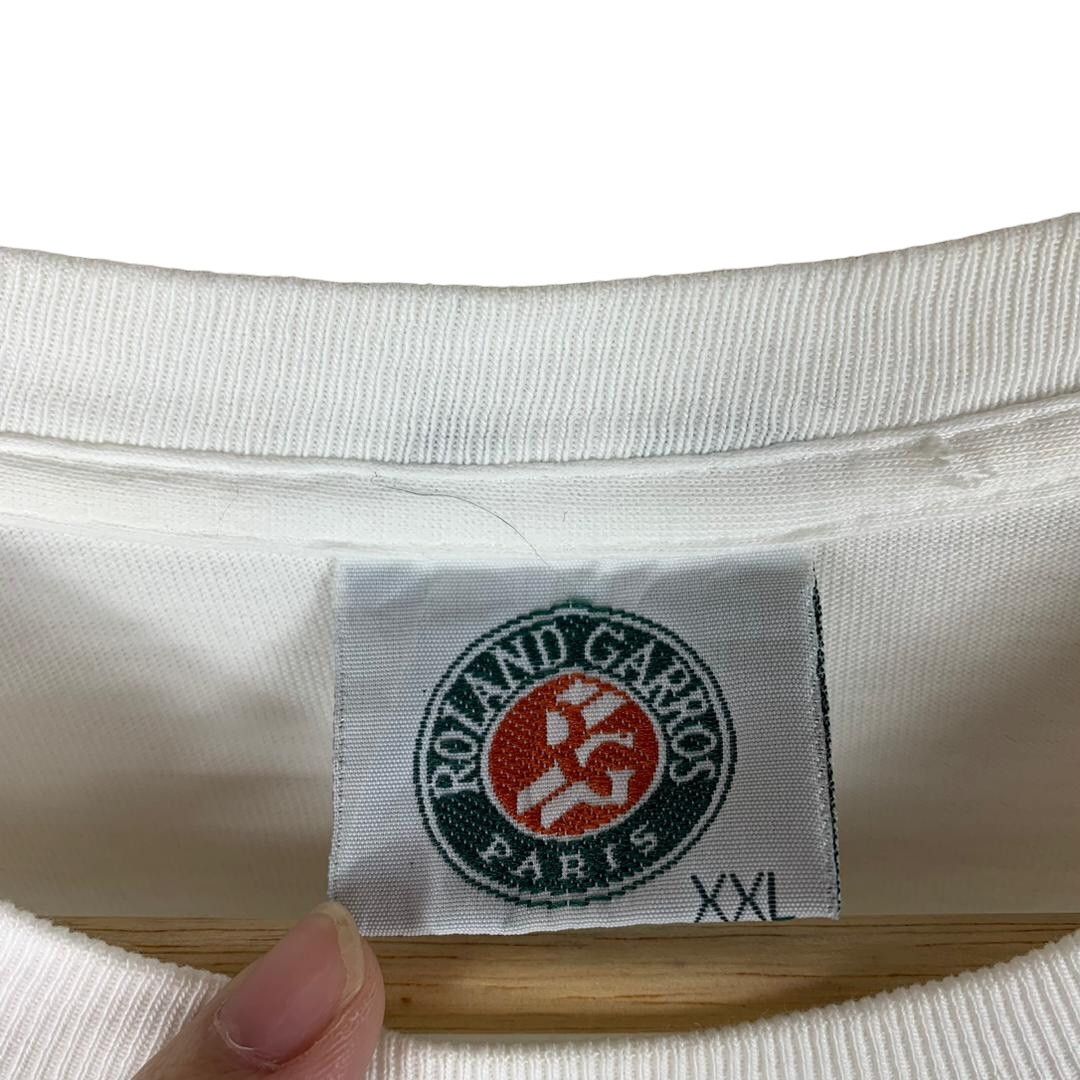 Other Vintage 1994 Roland Garros French Open Ernest Pignon Tee Size US XXL / EU 58 / 5 - 4 Thumbnail