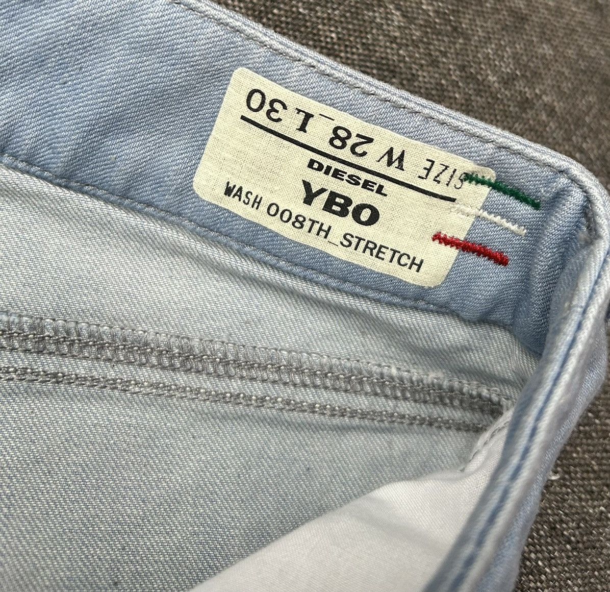 Diesel Vintage Y2K Diesel Blue Denim Knee Length Shorts Size 28 Size 28" / US 6 / IT 42 - 8 Thumbnail