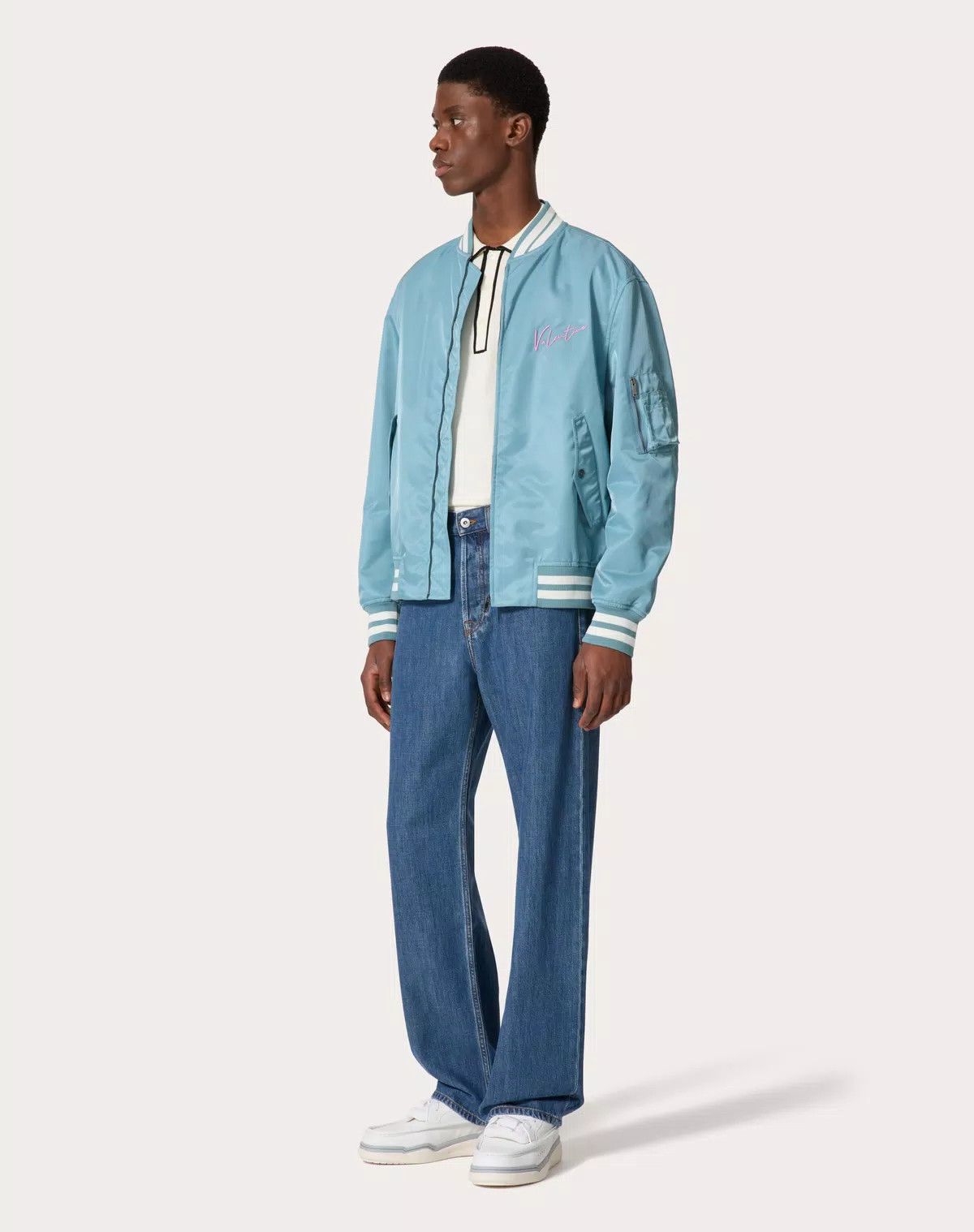 Valentino oc11z0725 Denim Trousers in Medium Blue Size US 31 - 3 Thumbnail