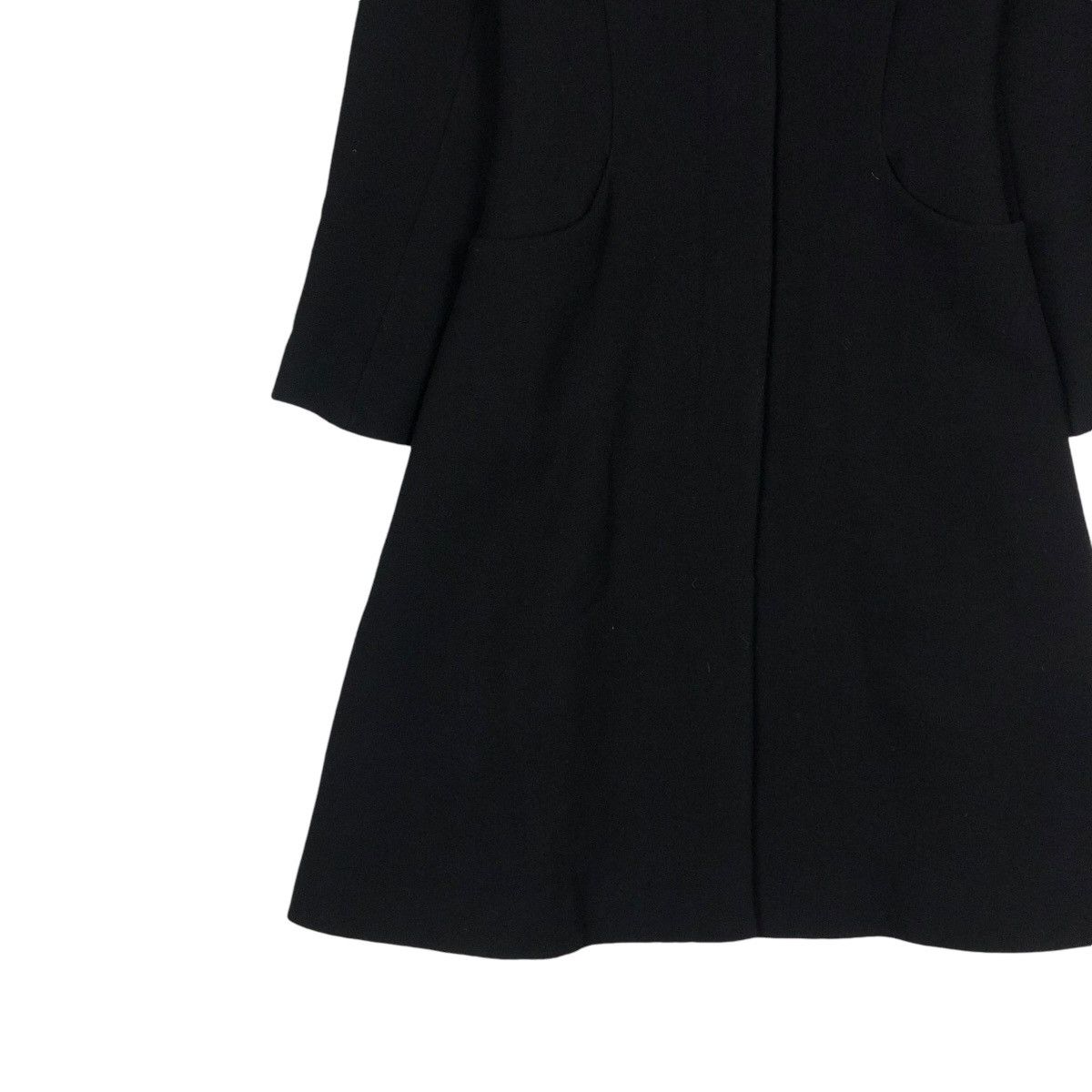 agnes b. 🔥RICH BLACK LONG JACKET AGNES B. MADE IN FRANCE Size XS / US 0-2 / IT 36-38 - 7 Thumbnail
