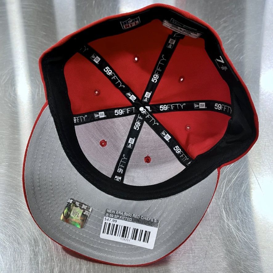 NFL × New Era Kansas City Chiefs Super Bowl LIX Patch 59FIFTY Hat 7 5/8 Size ONE SIZE - 6 Thumbnail