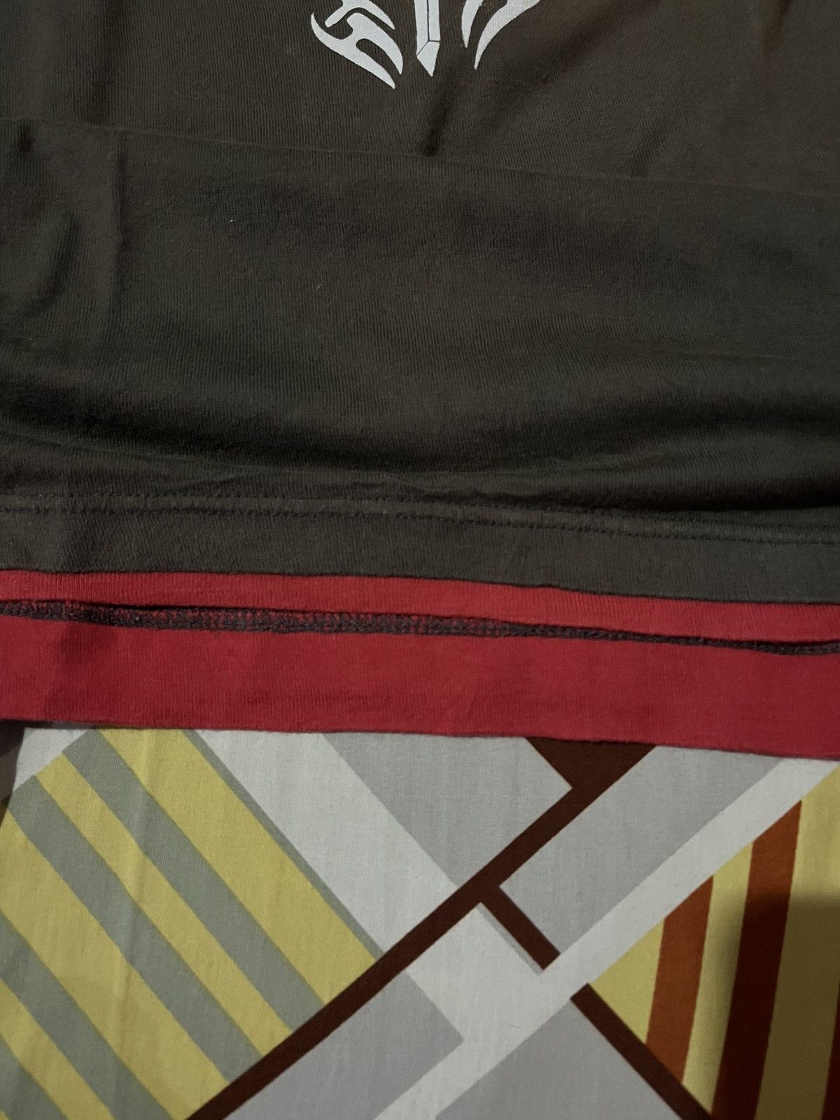 If Six Was Nine × Japanese Brand × Vintage Fly Beans Cross Style And Double Layer Longsleve Size US L / EU 52-54 / 3 - 6 Thumbnail