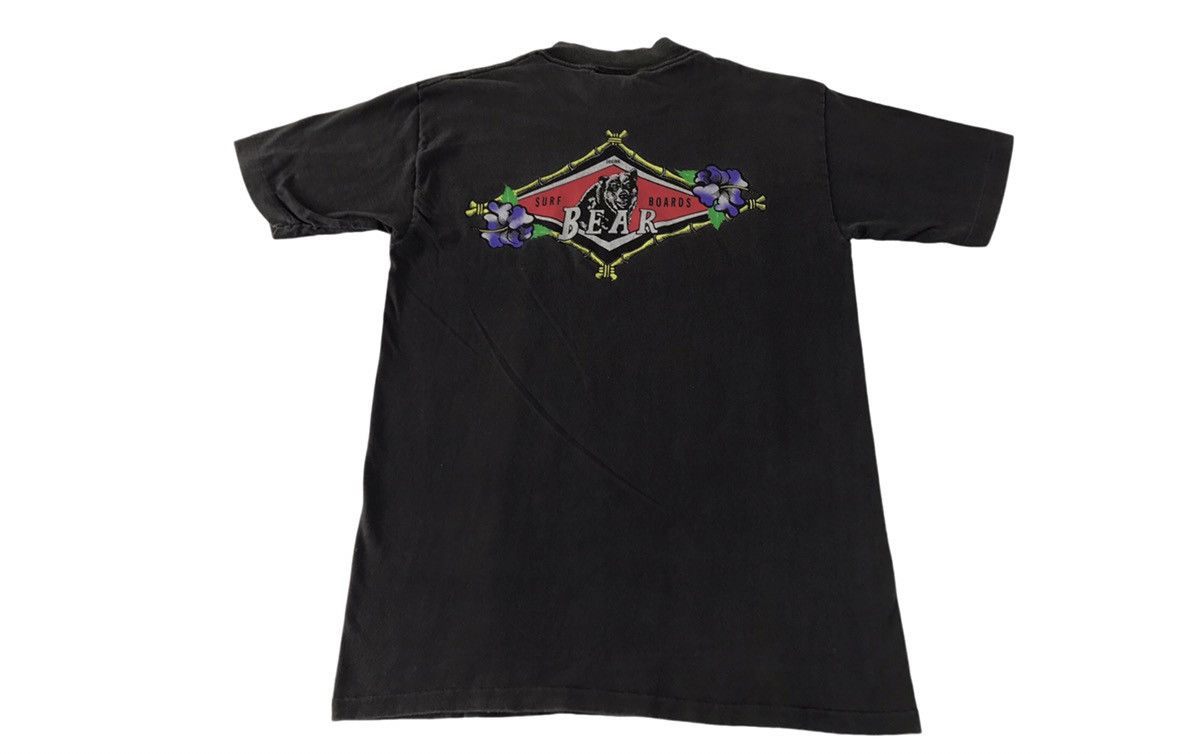 Vintage Surf Bear Board Big Backhit Printed Tee T-shirt Unisex Wear Size US S / EU 44-46 / 1 - 1 Thumbnail