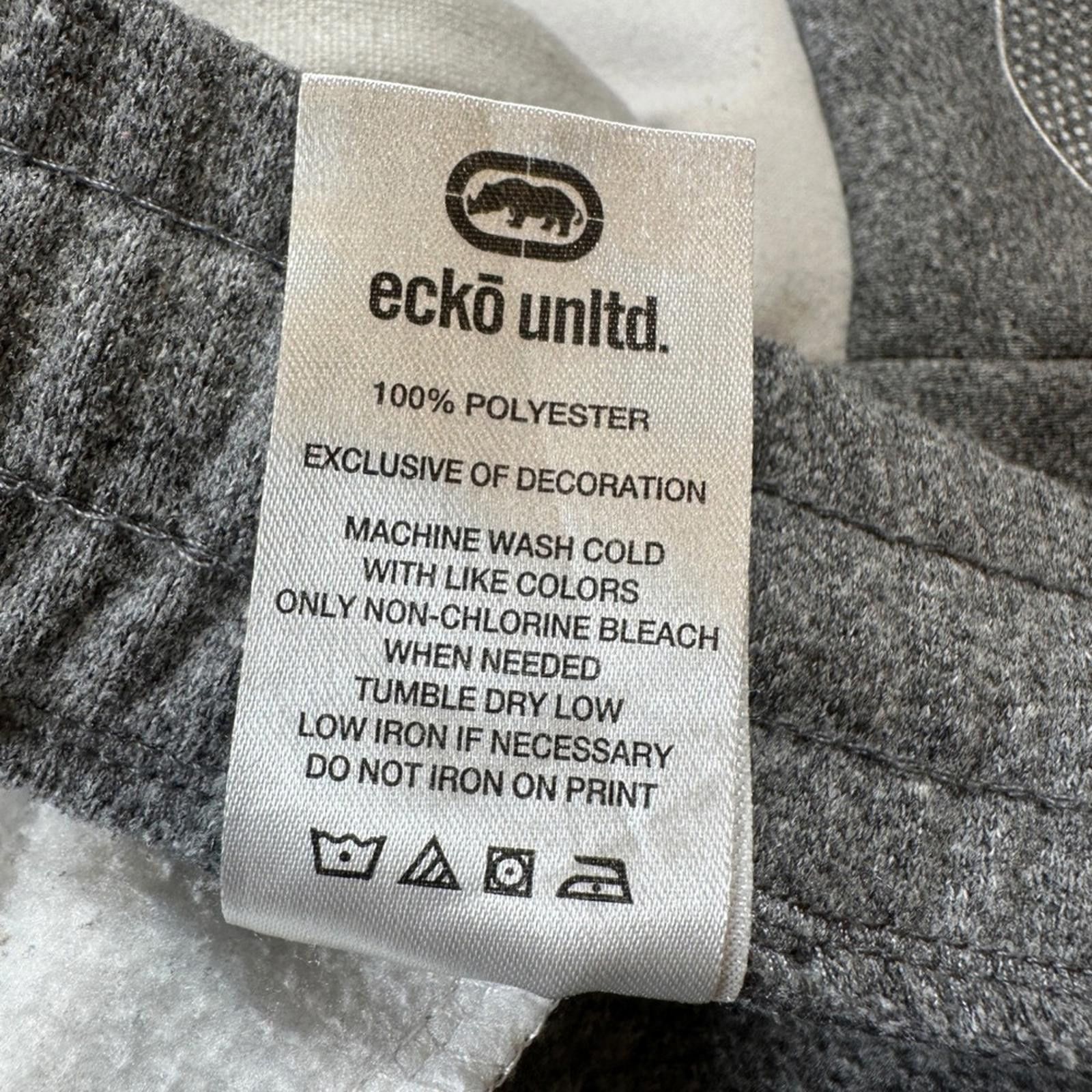 Ecko Unltd. Ecko Unltd Shorts Mens 3XL Gray Logo Graphic Athletic Size US 44 / EU 60 - 6 Thumbnail