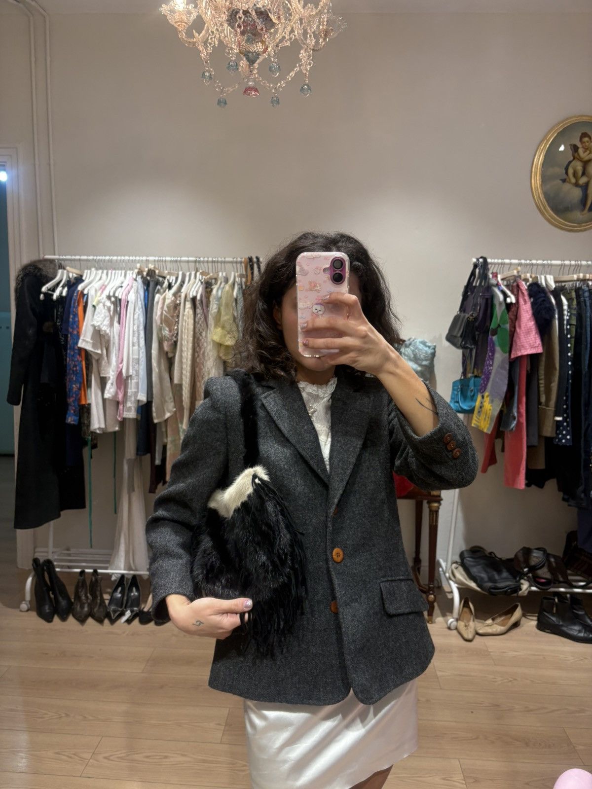 Elisabetta Franchi Elizabeth Ascot wool blazer Size S / US 4 / IT 40 - 3 Thumbnail