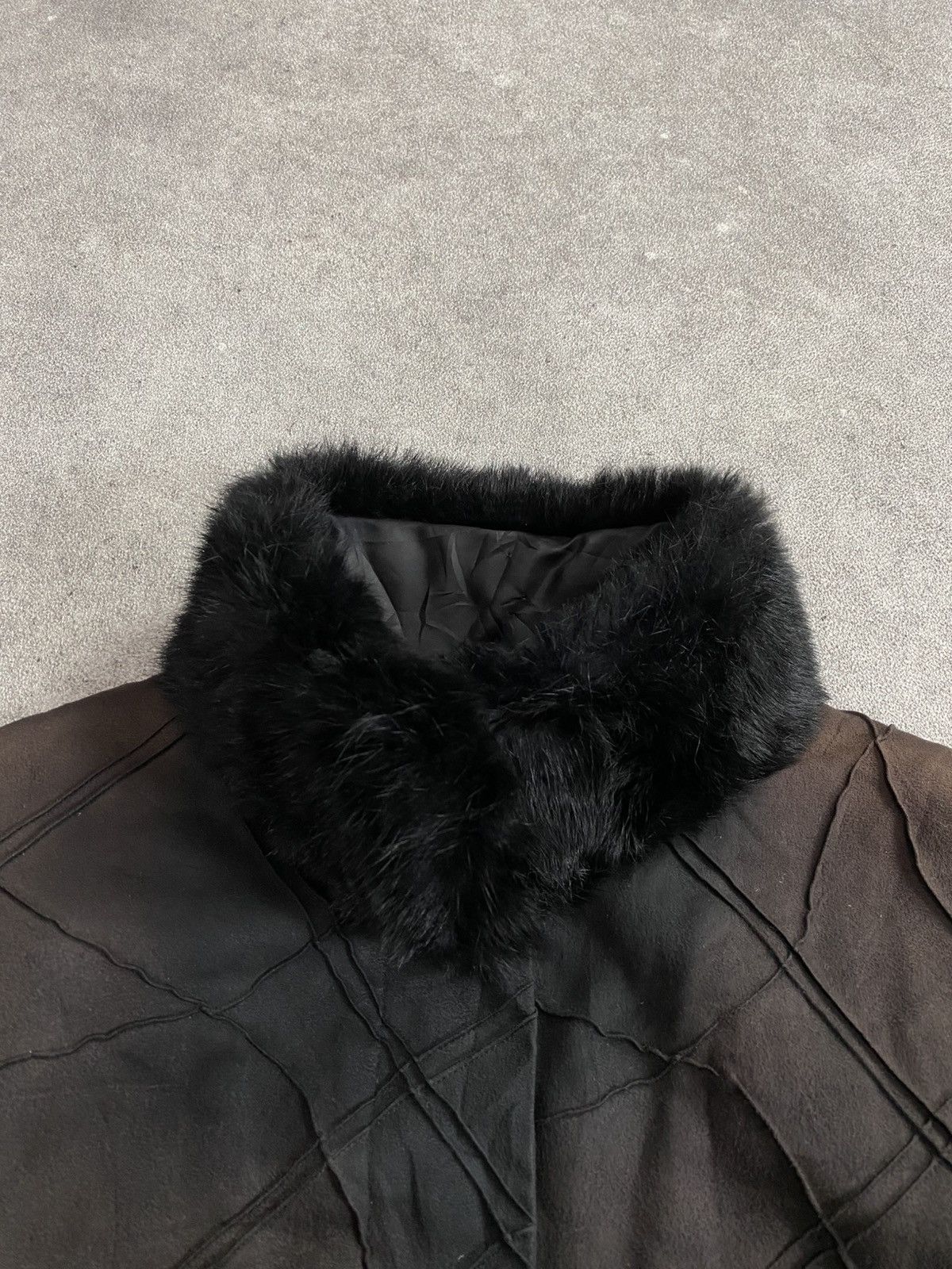 If Six Was Nine × Japanese Brand × KMRii 2000s ST Christ Faux Fur Sun Faded Jacket Size US M / EU 48-50 / 2 - 3 Thumbnail