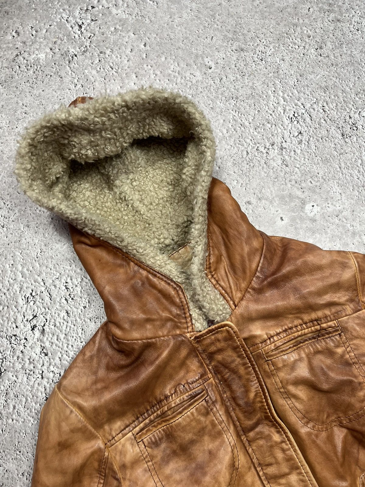 Other Avant Garde Faux Shearling Leather Jacket Womens L Size L / US 10 / IT 46 - 5 Thumbnail