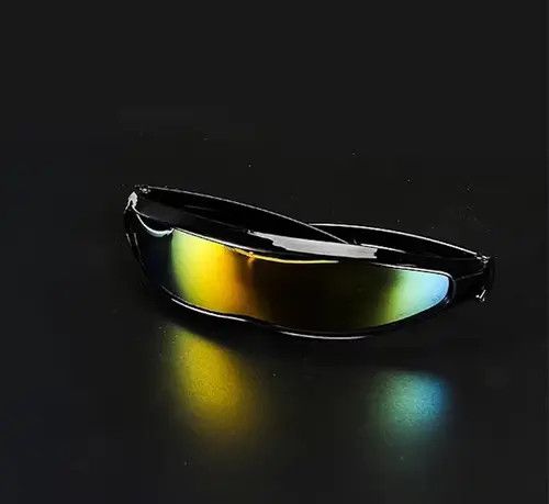 Designer × Electric Visual Cyclops Black Modern Sunglasses Size ONE SIZE - 4 Thumbnail