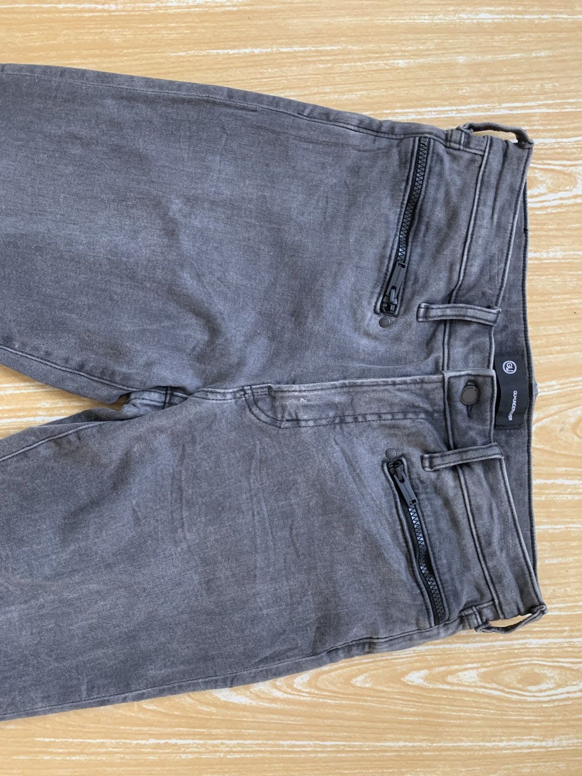 GU Distressed Gu X Undercover Faded Black Stretching Jeans Pant Size US 30 / EU 46 - 9 Thumbnail