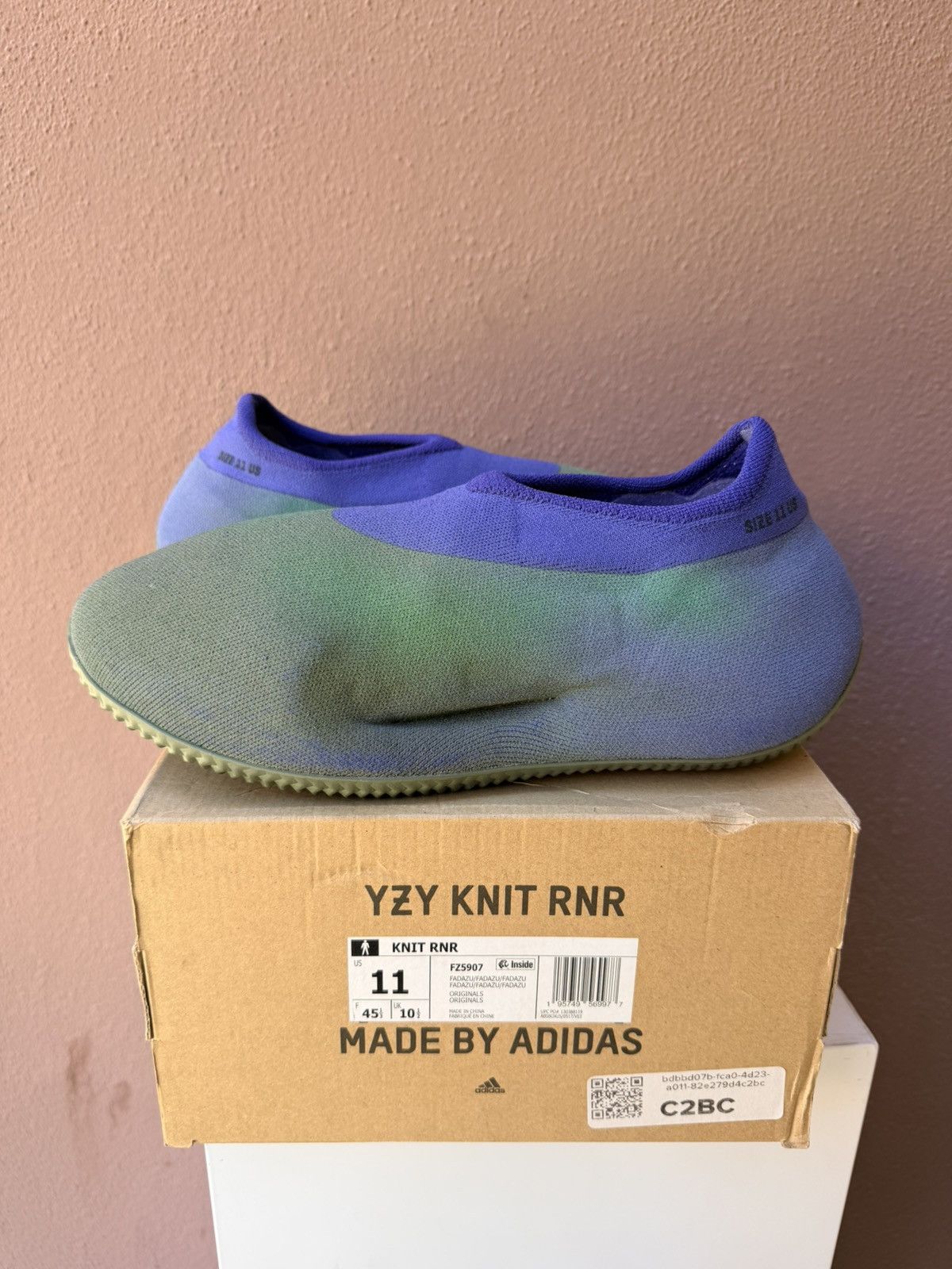 Yeezy Size 11 - adidas Yeezy Knit Runner Faded Azure Size US 11 / EU 44 - 1 Thumbnail