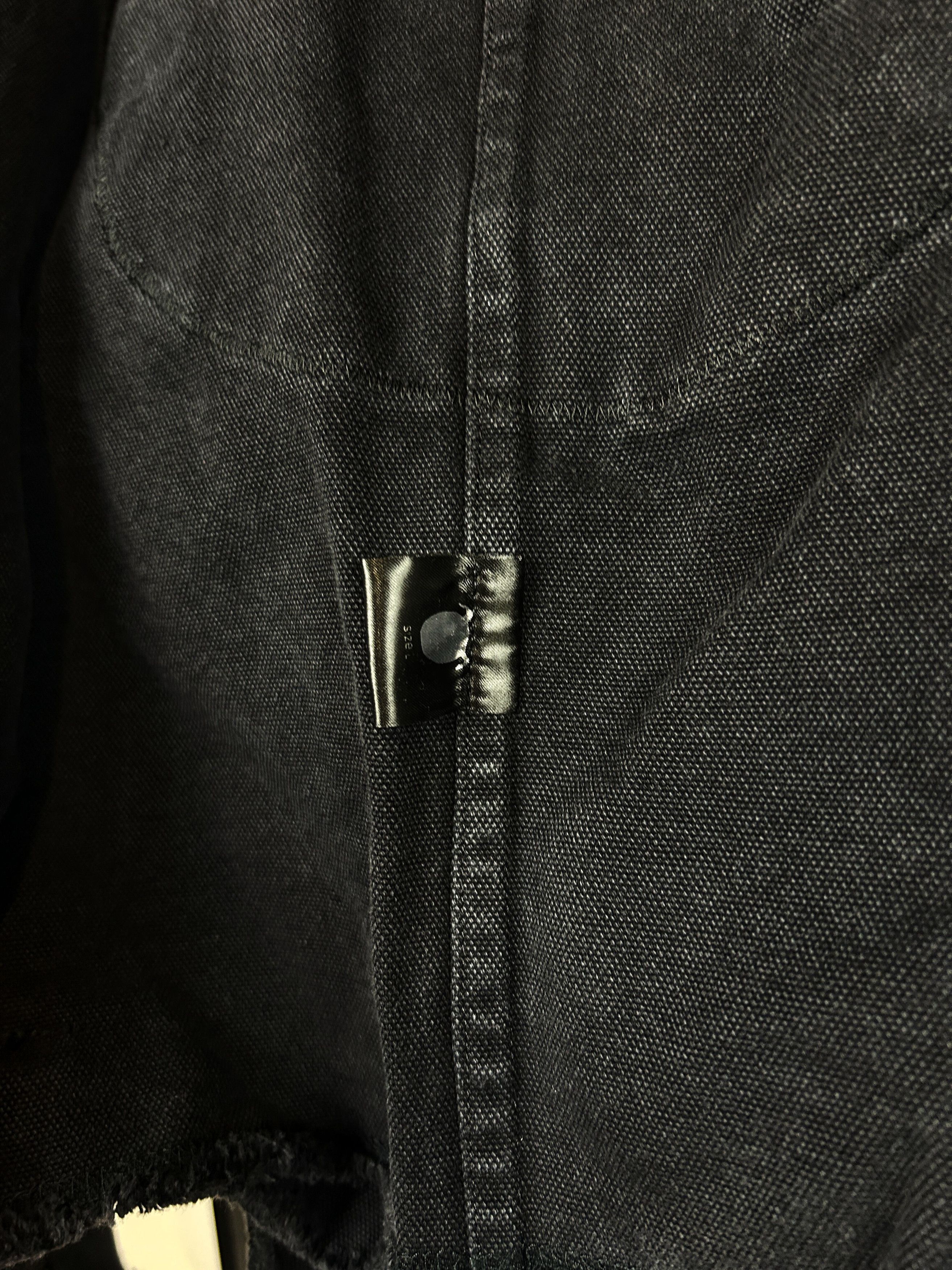 Yohji Yamamoto Distressed Black Cropped Jacket Zip Sleeve Grunge Punk Y2K Size US XL / EU 56 / 4 - 19 Thumbnail