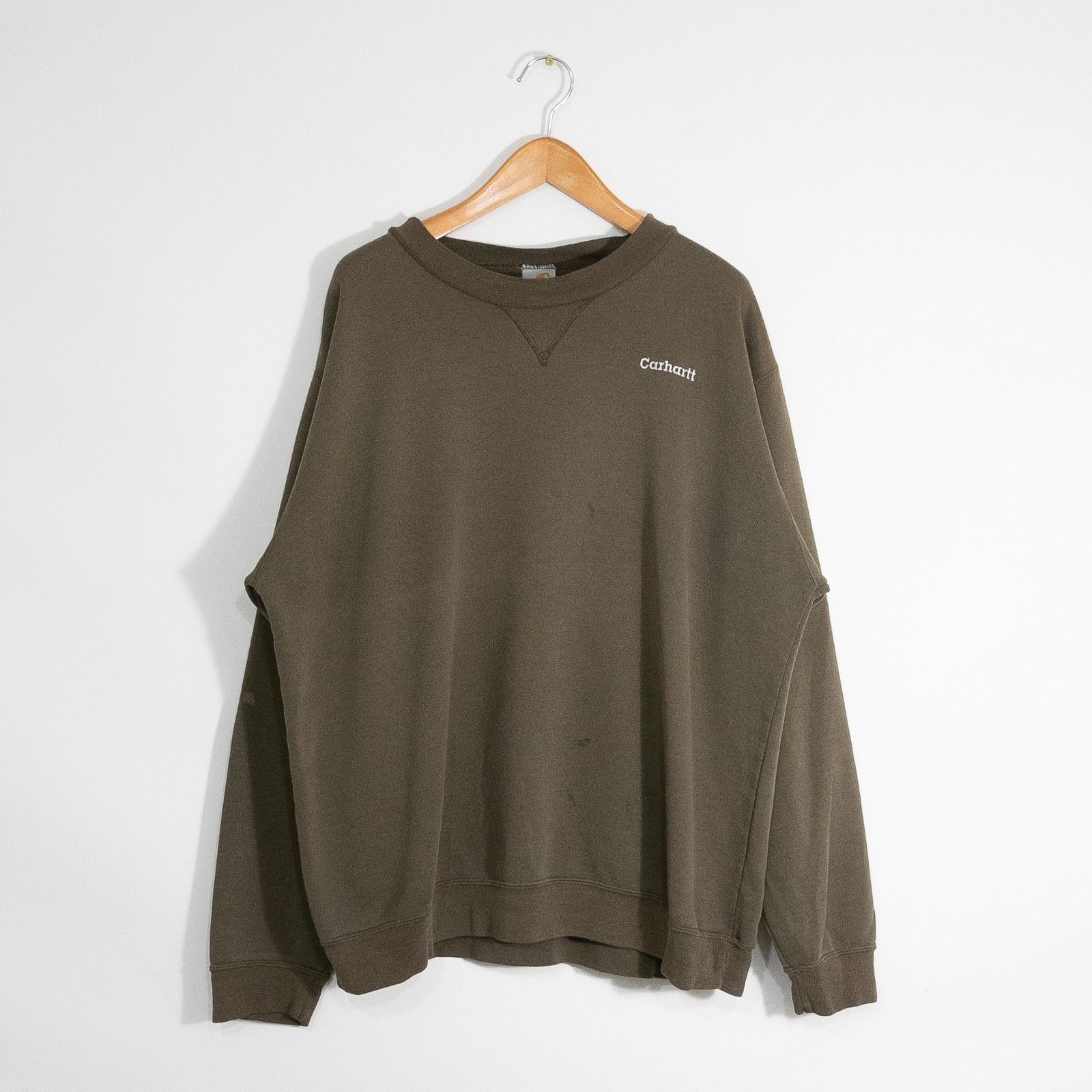 Carhartt Vintage 90s Carhartt Sunfaded Crewneck Sweatshirt Mens 2XL - Size US XXL / EU 58 / 5 - 1 Thumbnail