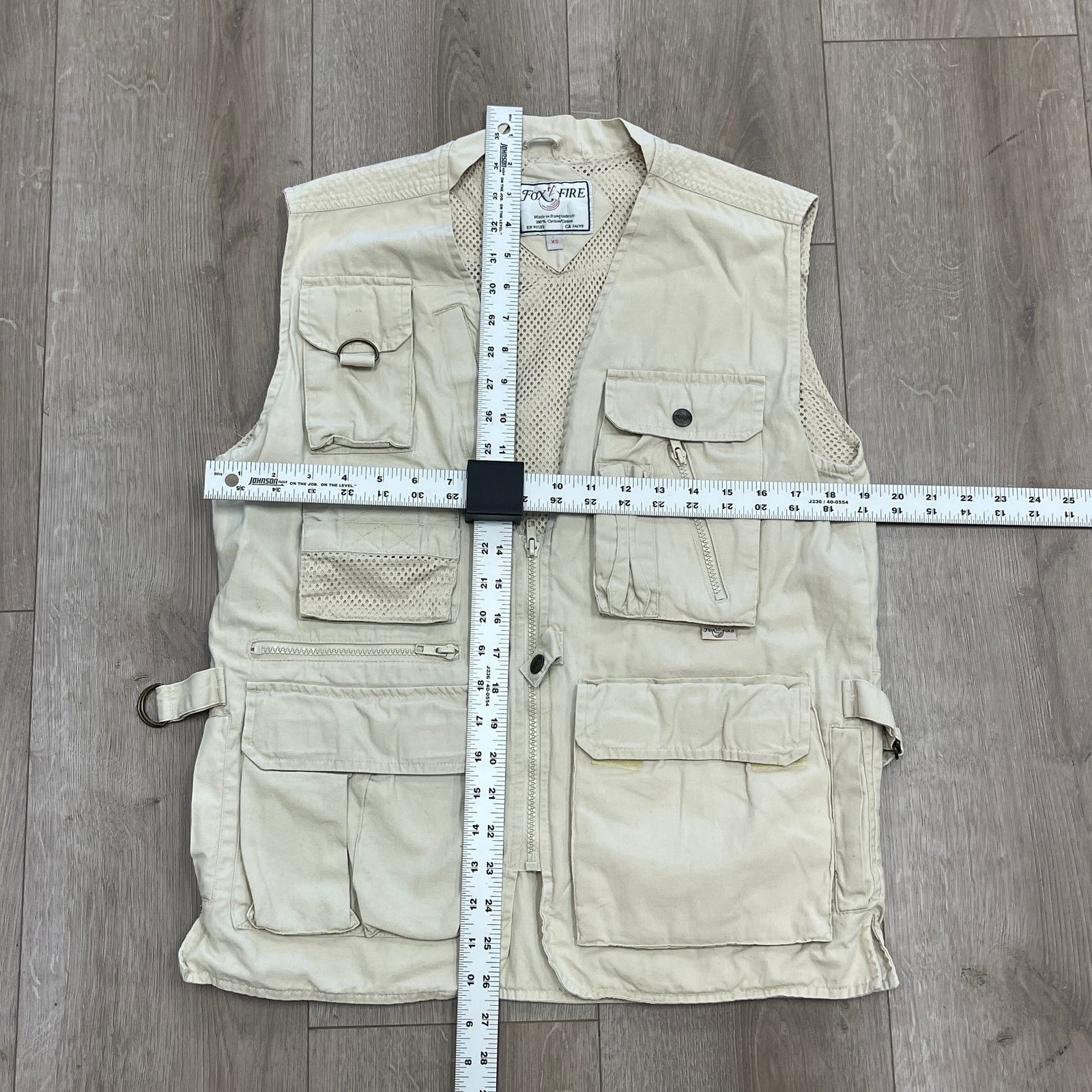 Vintage Fox Fire Ultimate fishing outdoor vest cream cargo Size XS Size US XS / EU 42 / 0 - 8 Thumbnail
