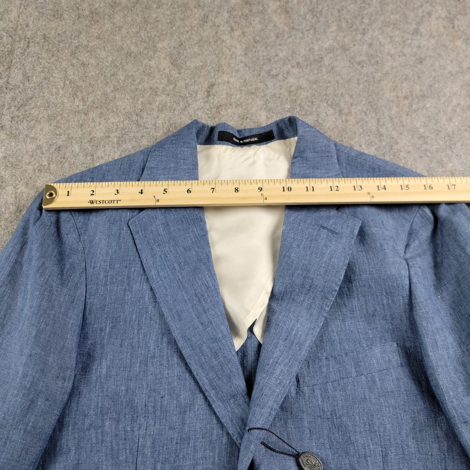 Todd Snyder Todd Snyder Madison Italian Linen Suit Jacket Chambray NWT Size 36S - 5 Thumbnail