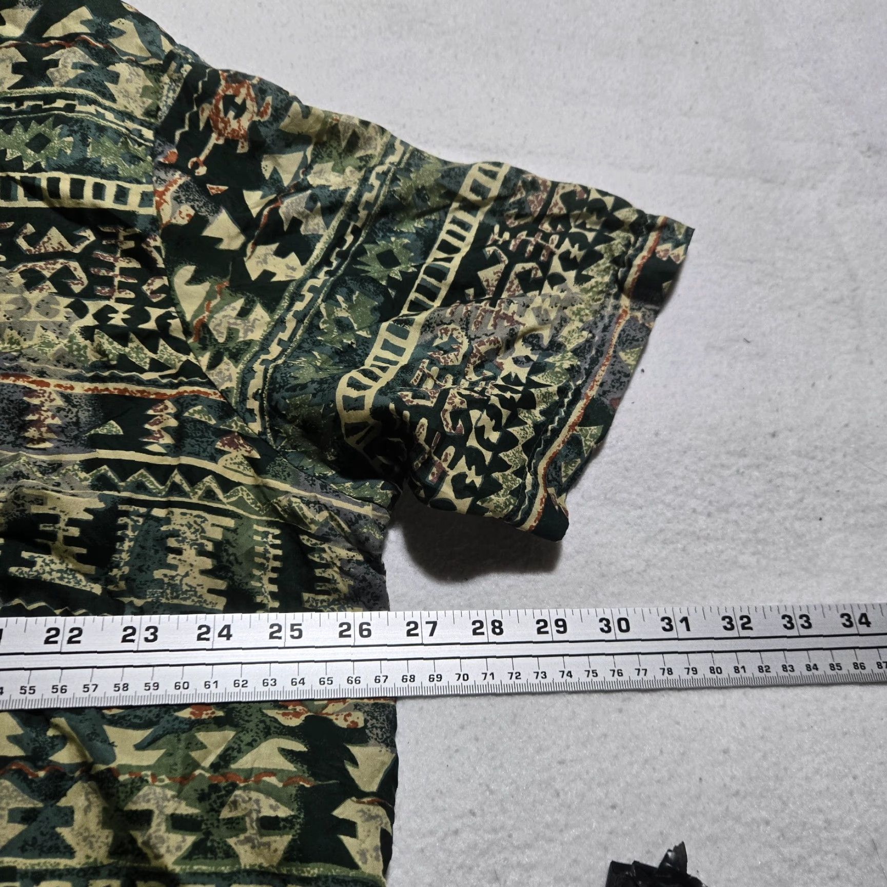 Vintage Stunt Stunt Vintage Silk Blouse Shirt 3X Adult Women's Plus Size Green 100% Silk Blouse Shirt Vintage Size XXL / US 16-18 / IT 52-54 - 4 Thumbnail